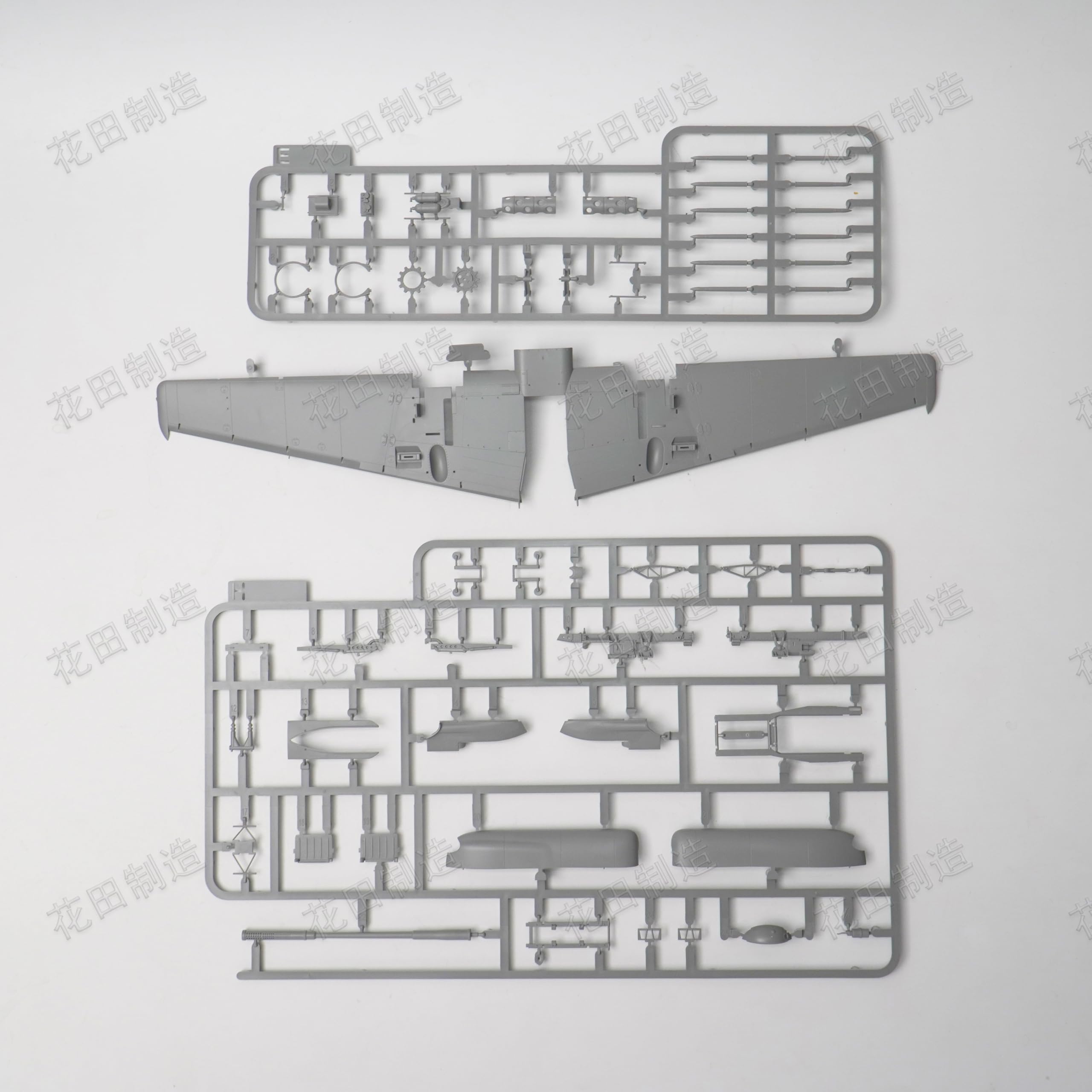 花田制造 Takom Wings No.48001W Henschel Hs129 Box Set, 1/48 Scale Model Kit with Interior, Limited Edition,Pilots2 3D Printed Set,Panther A Model Tank kit