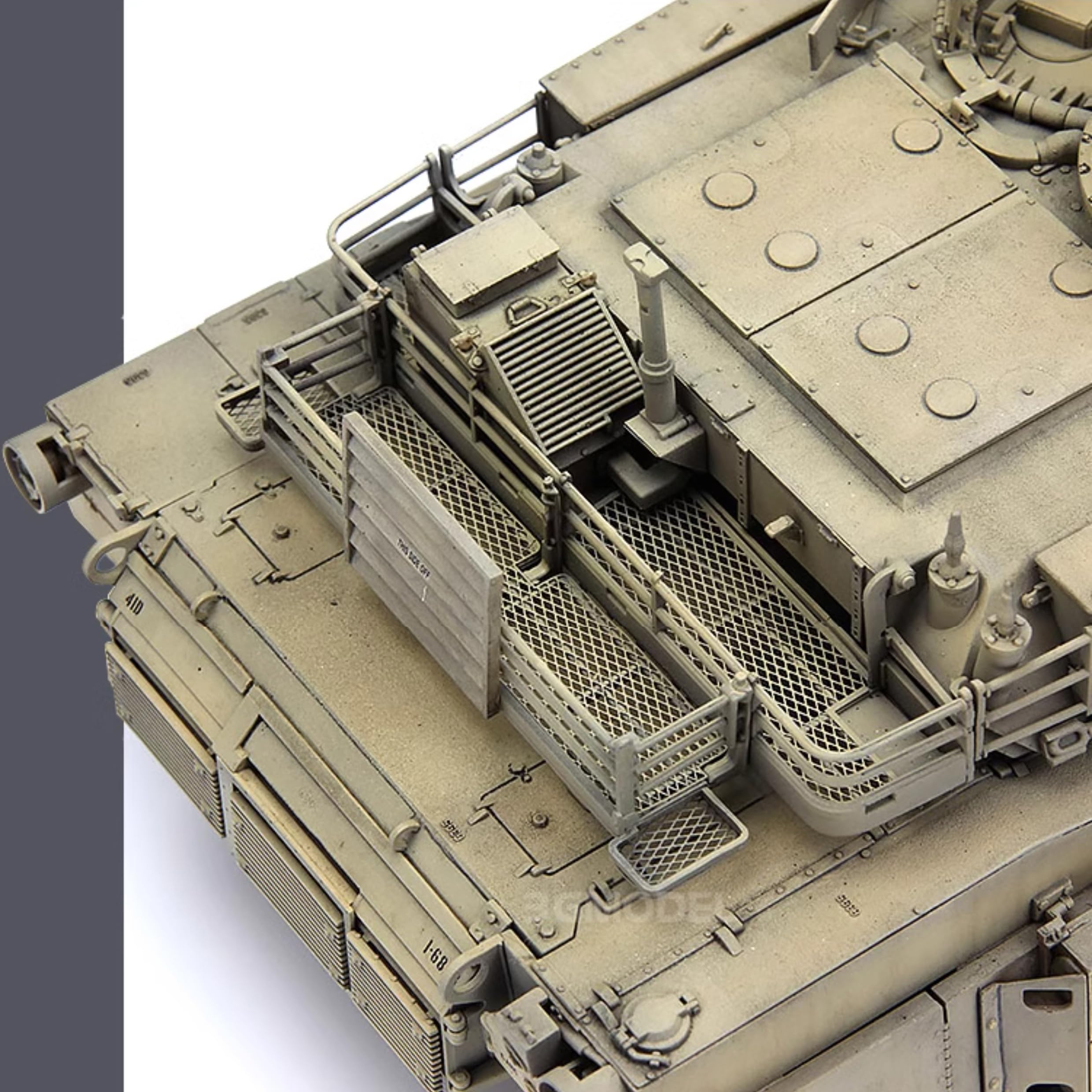 花田制造 Meng TS-026 U.S. Main Battle Tank M1A2 Abrams TUSK I/TUSK II SEP Model Kit, 1:35 Scale