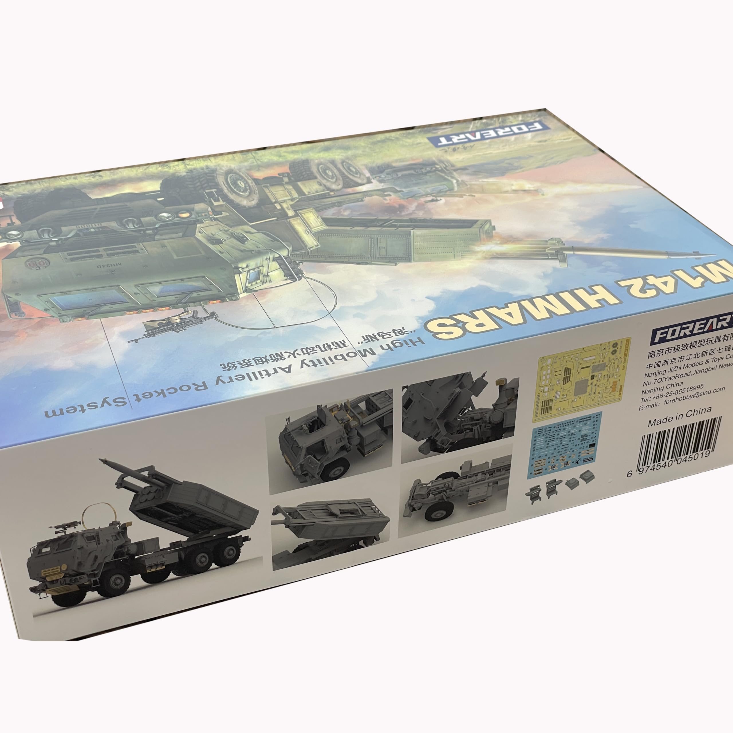 FOREART 5001 M142 HIMARS High Mobility Artillery Rocket System 1/35 Scale Model Kit