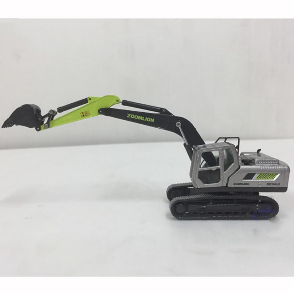 1/87 Zoomlion ZE210GLC Crawler Excavator Diecast Model, Crawler Excavator Adult Collectible die-cast Scale Model Replica,Engineering Vehicle Diecast Model