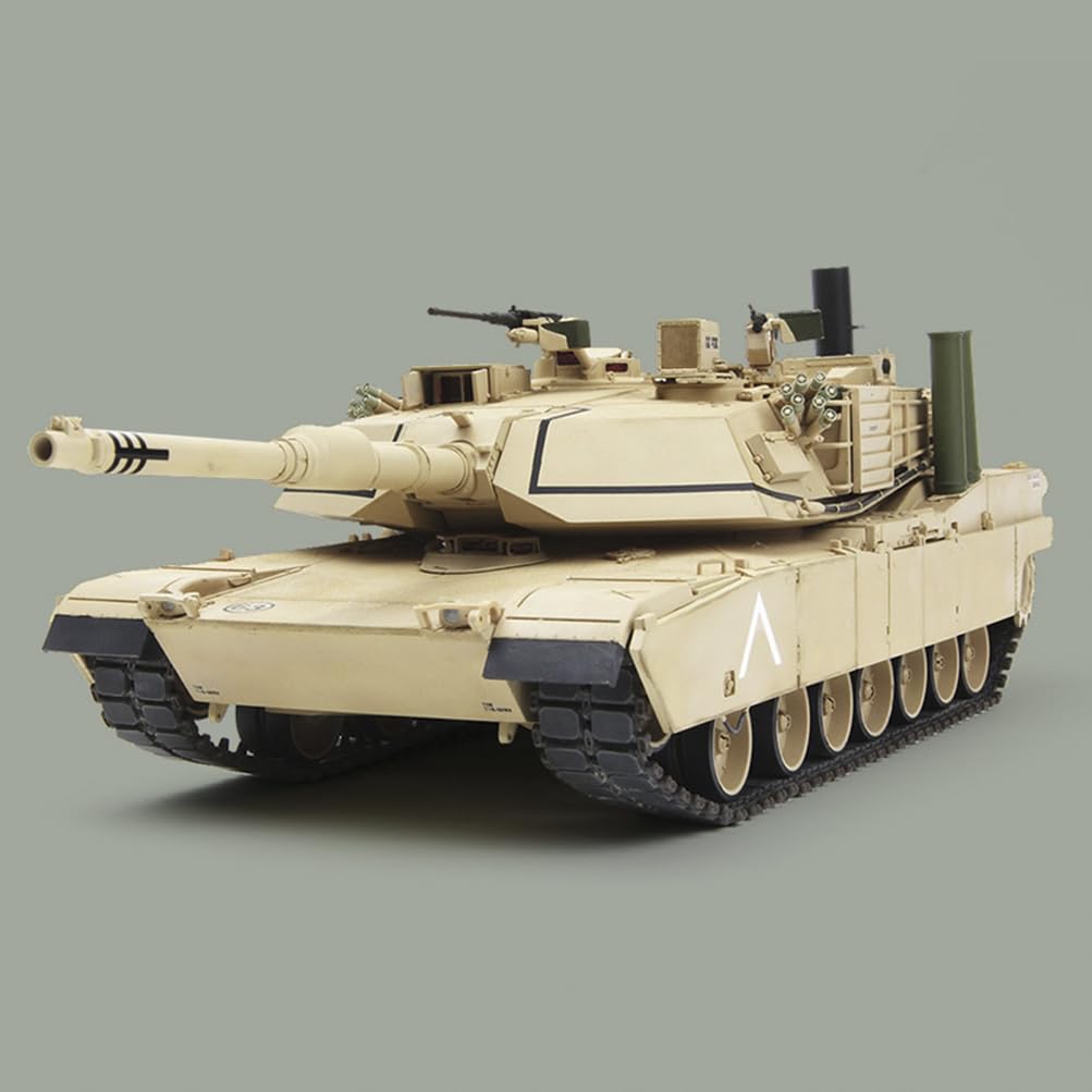 花田制造 Meng TS-032 U.S. Army M1A1 Abrams TUSK Main Battle Tank Model Kit, 1/35 Scale, Military Vehicle