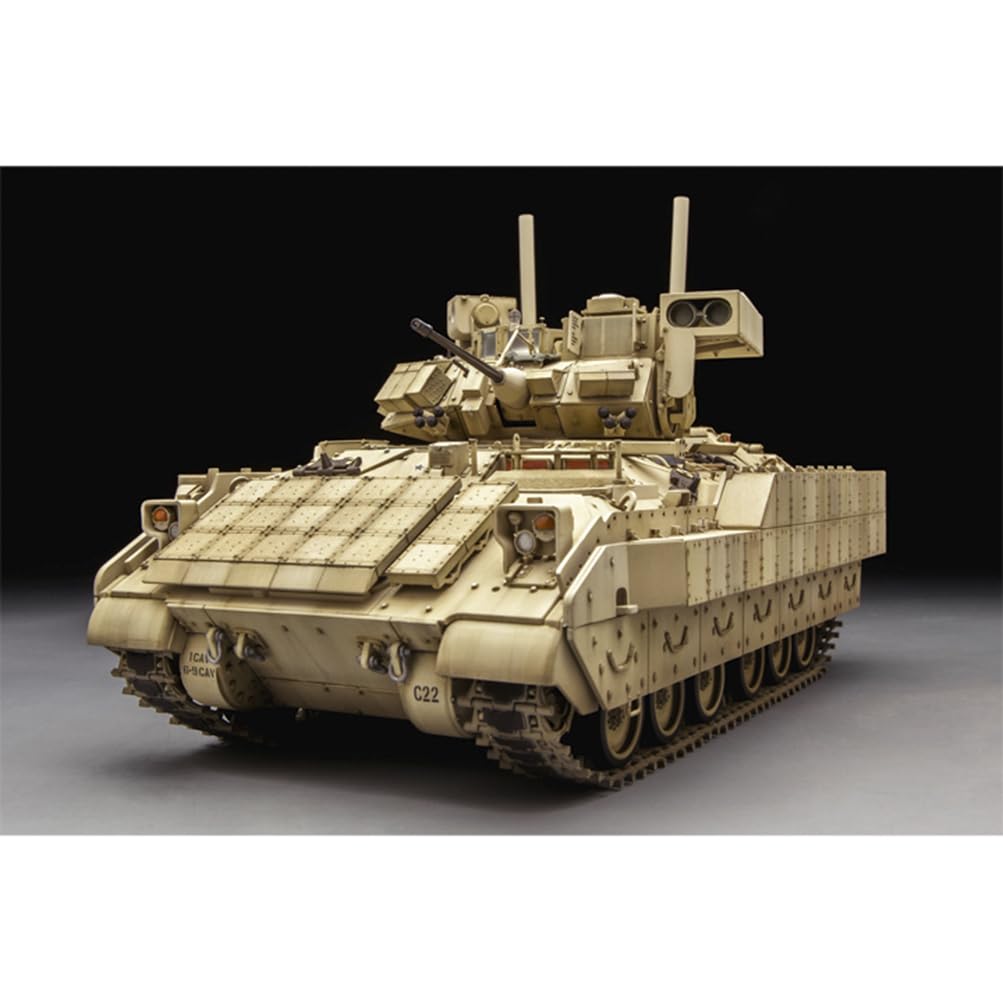 花田制造 Meng M3A3 Bradley with Busk III U.S. Cavalry Fighting Vehicle, 1/35 Scale Military Model Kit Tank Model SS-006