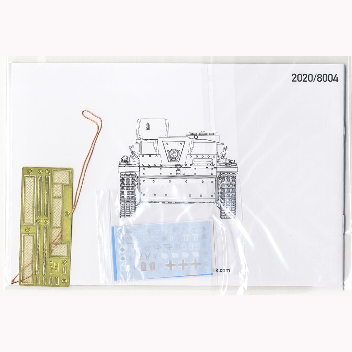 花田制造 Takom 8004 StuG.III Ausf.G Early Production Tank Model Kit, 1/35 Scale, Military Display Model