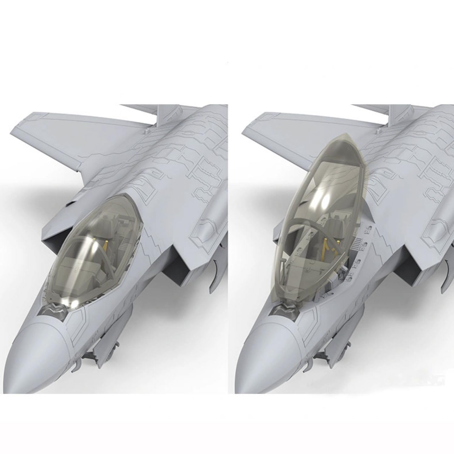 Meng LS-018 F-35 I ADIR Israeli Air Force 1/48 Scale Model Aircraft Kit, Military Aviation Display, Lockheed Martin
