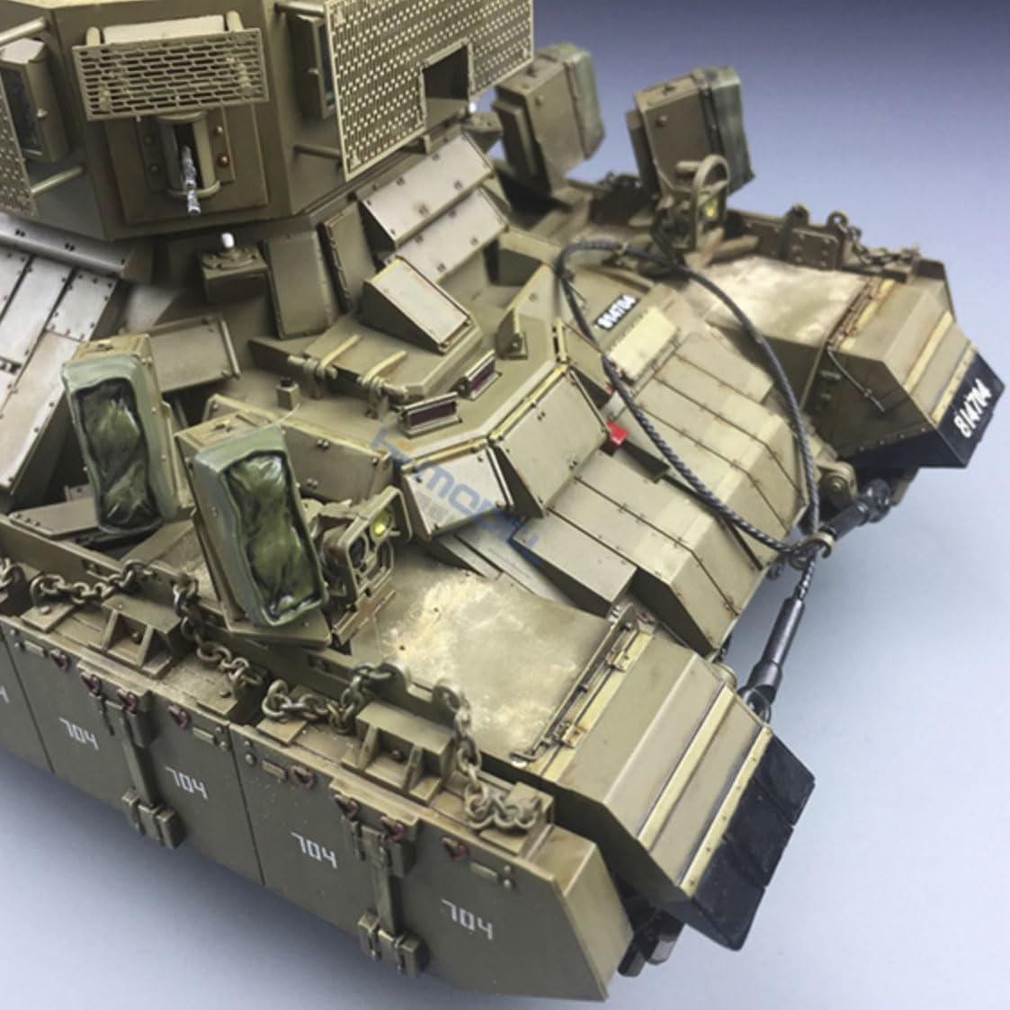 花田制造 Tiger-4624 IDF Nagmachon Heavy APC Doghouse Early Military Tank Model Kit, 1:35 Scale