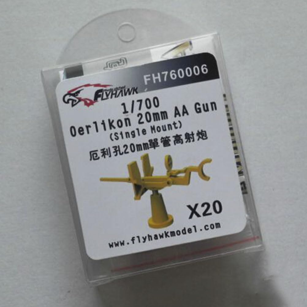 花田制造 FLYHAWK FH760006 USN OERLIKON 20MM AA Gun (Single HOUNT) Photoetch Enhancement Parts Photoetch Set Etched Parts