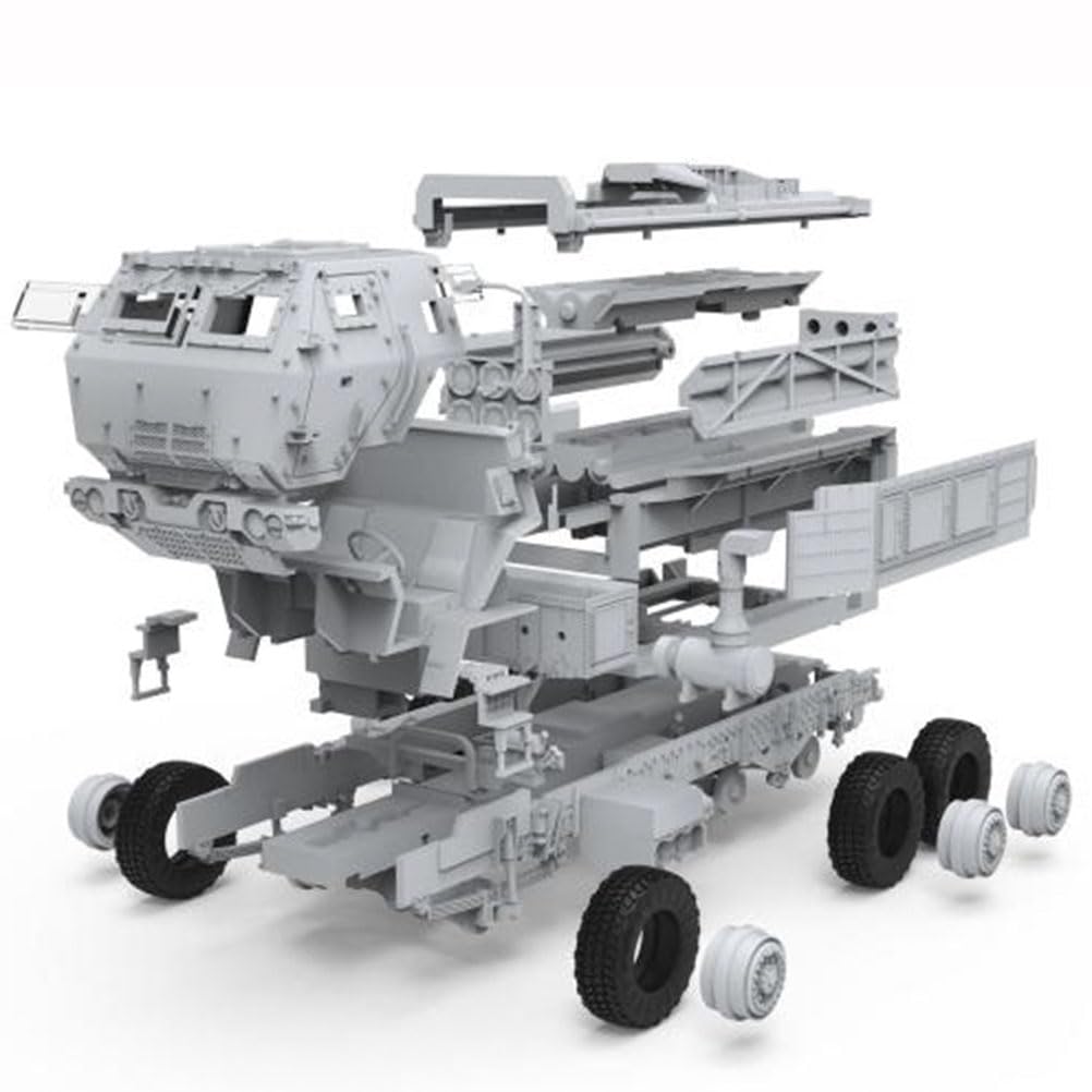 Meng 72-004 U.S. M142 HIMARS High Mobility Artillery Rocket System Model Kit, 1/72 Scale