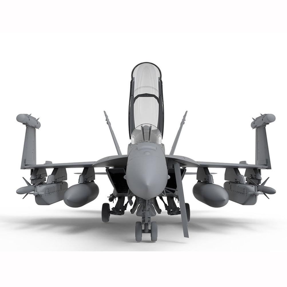 Meng LS-019 EA-18G Growler Electronic Attack Aircraft Yellow Jackets Model Kit, 1/48 Scale, F18