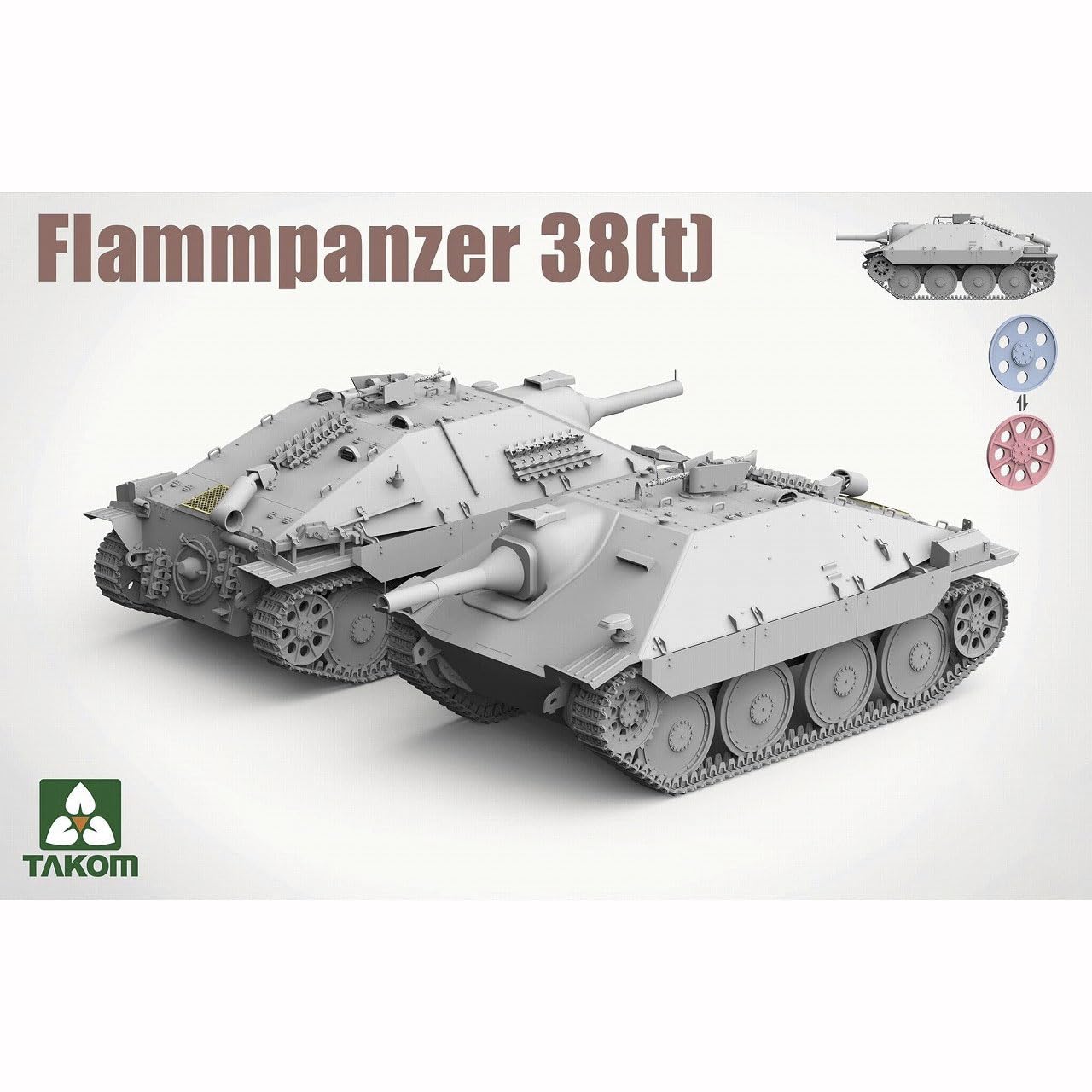 Takom No.2180 1/35 Scale Flammpanzer 38(t) Model Kit