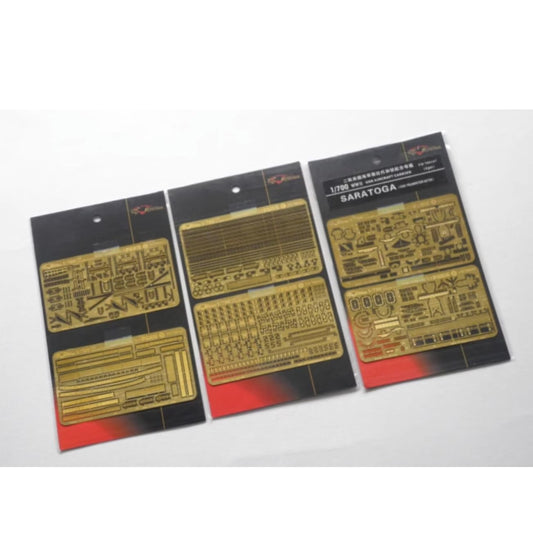 FLYHAWK FH700167 for Trumpeter 05378 1/700 WW2 USN Aircraft Carrier Saratoga CV-3 Photoetch Enhancement Parts Photoetch Set Etched Parts