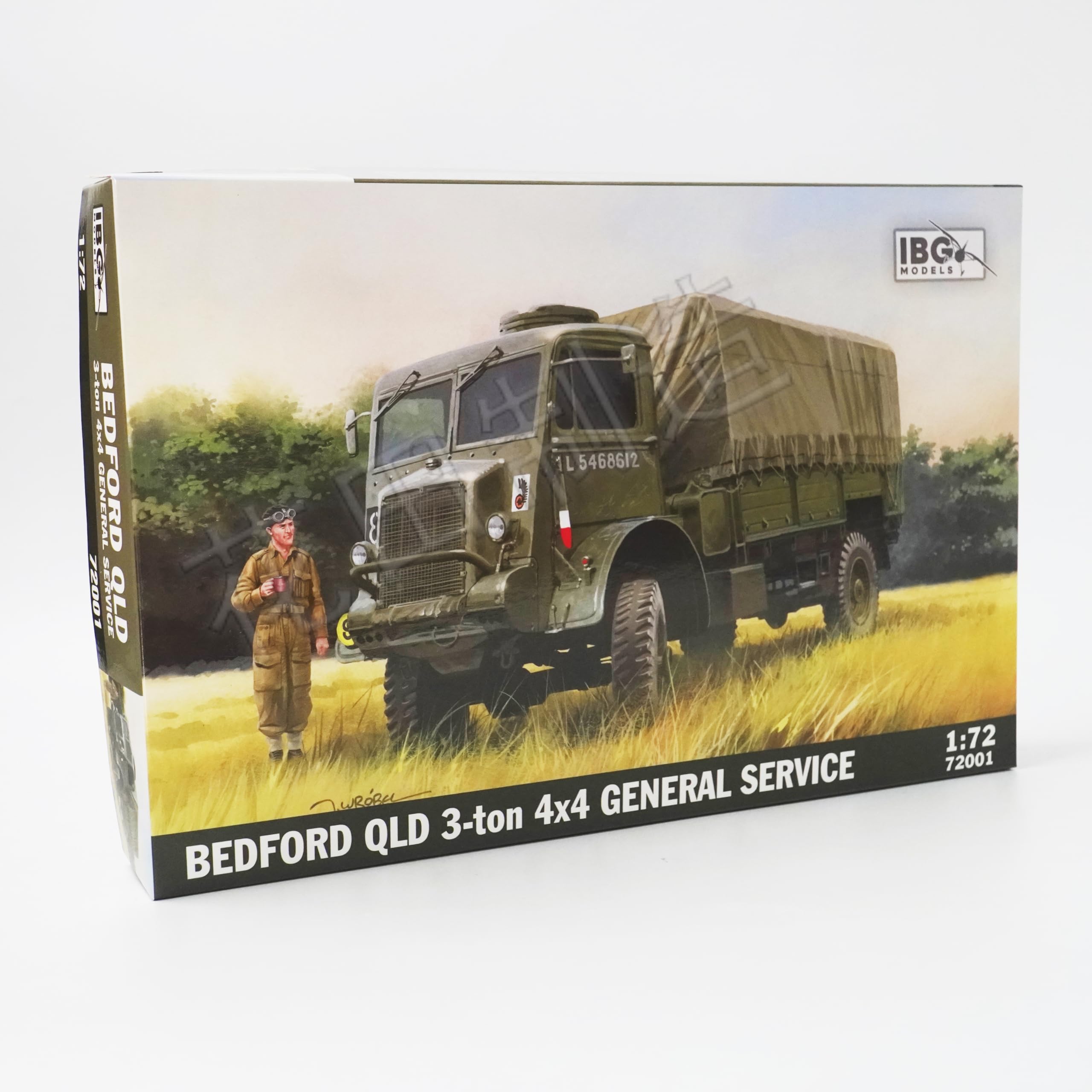花田制造 IBG Models 72001 Bedford QLD 3-ton 4×4 General Service Model kit，1/72 Scale