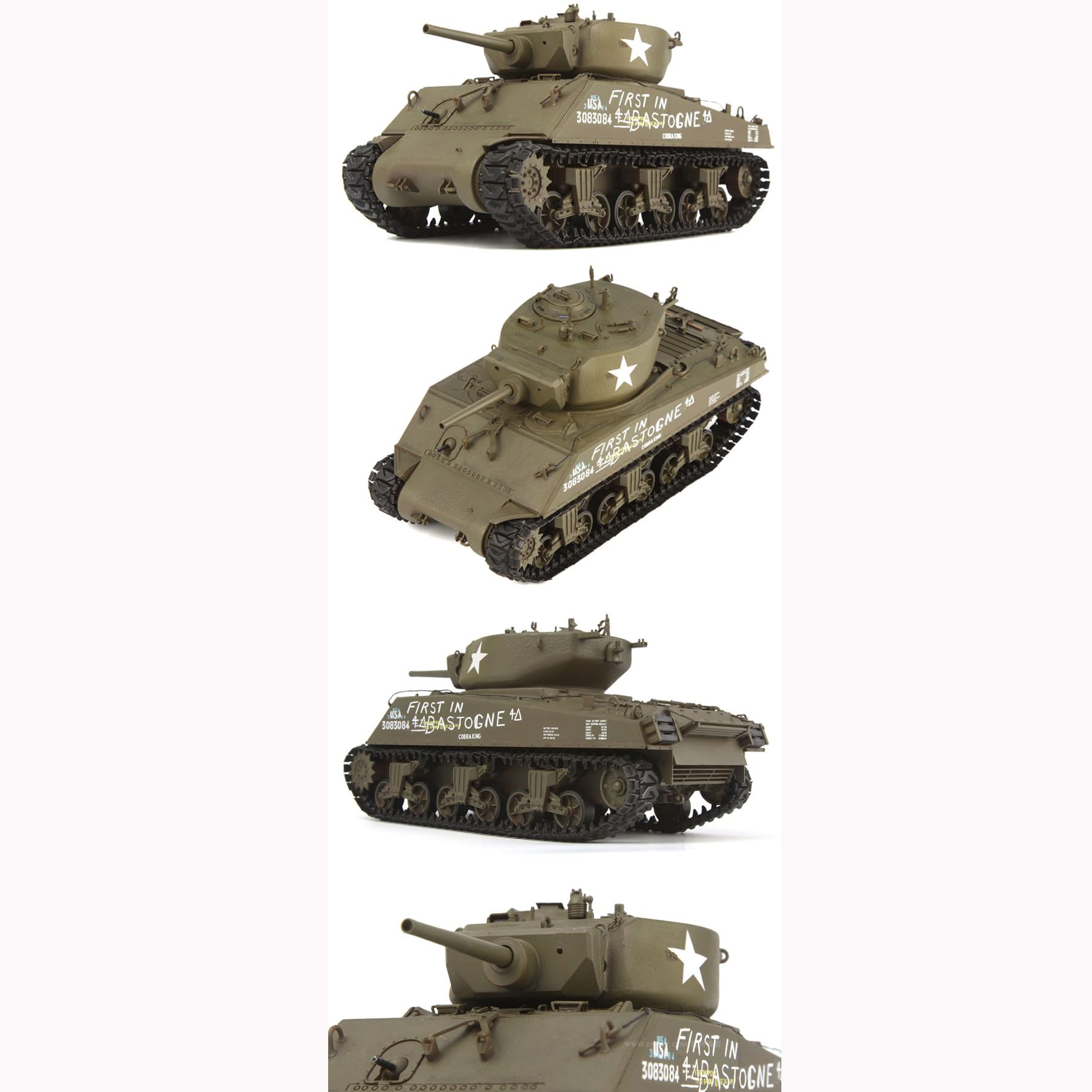 花田制造 Meng TS-045 1/35 U.S. Assault Tank M4A3E2 Jumbo Plastic Model kit