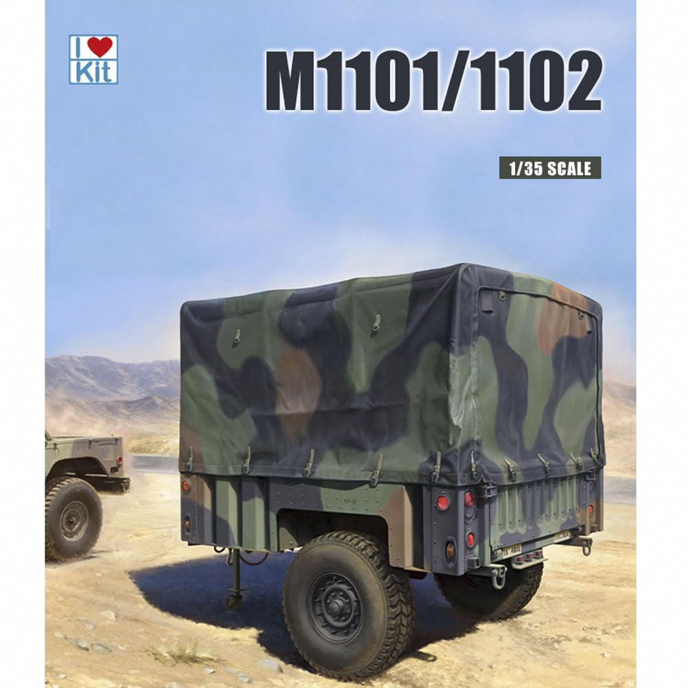 Trumpeter 63566 1/35 Scale M1101/1102 Light Tactical Trailer (LTT) Model Kit