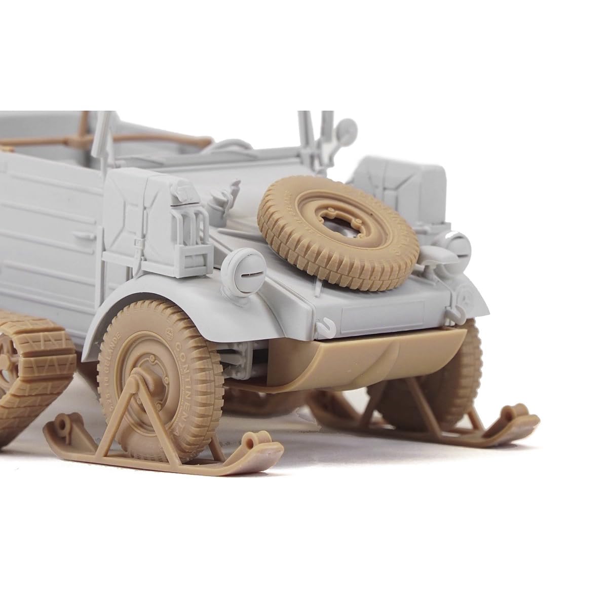 花田制造 Meng VS-018 German Pkw.K1 Kubelwagen Type 155 Half-Track, 1/35 Scale Military Model Kit