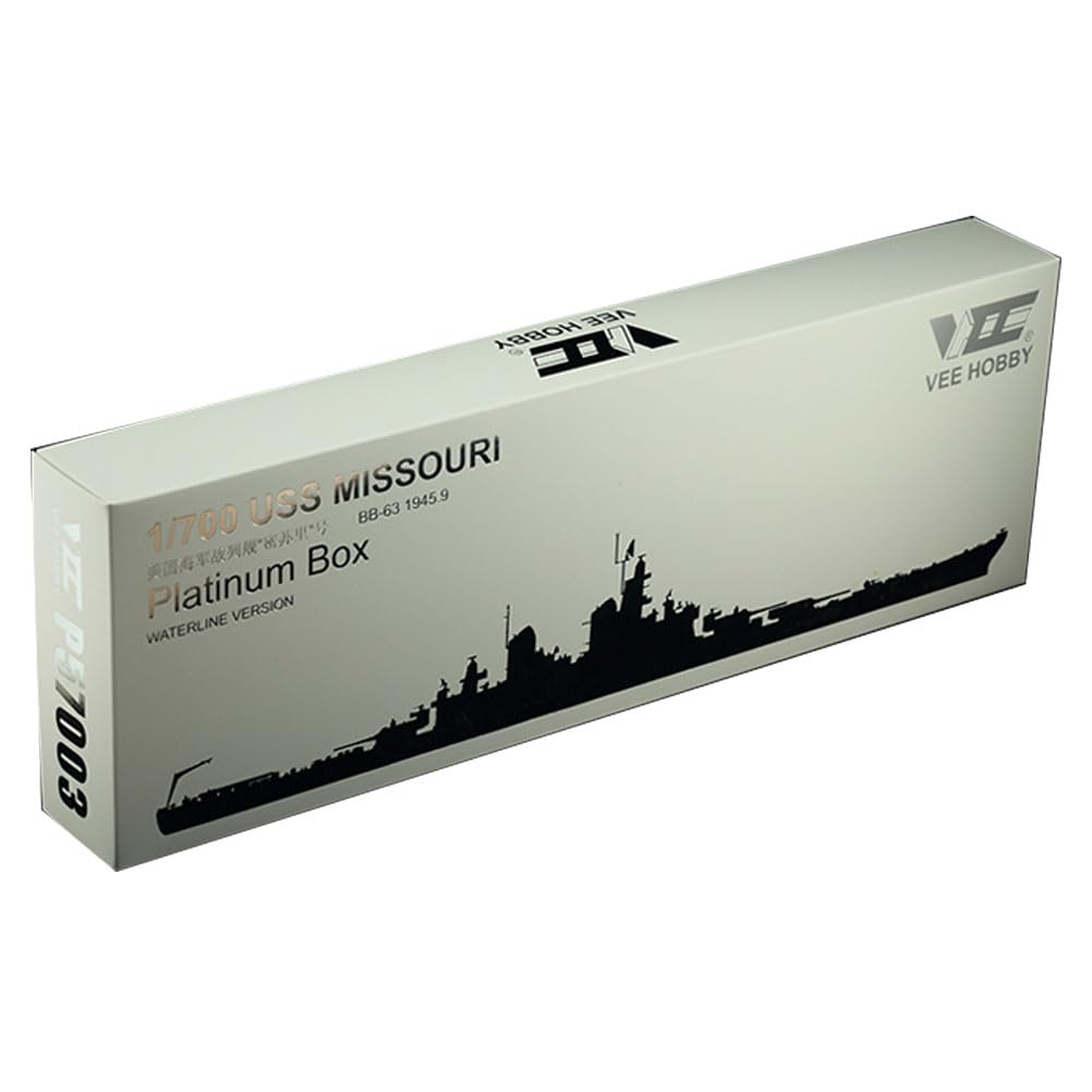花田制造 VEE Hobby P57003 1/700 USS Missouri BB-63 1945.9 Platinum Box Waterline Version Plastic Model Kit