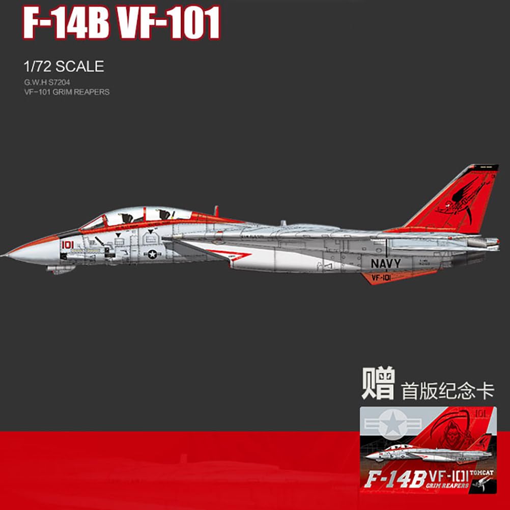 花田制造 GWH S7204 Limited Edition 1/72 Scale VF-101 Grim Reapers F-14B Tomcat Model Kit