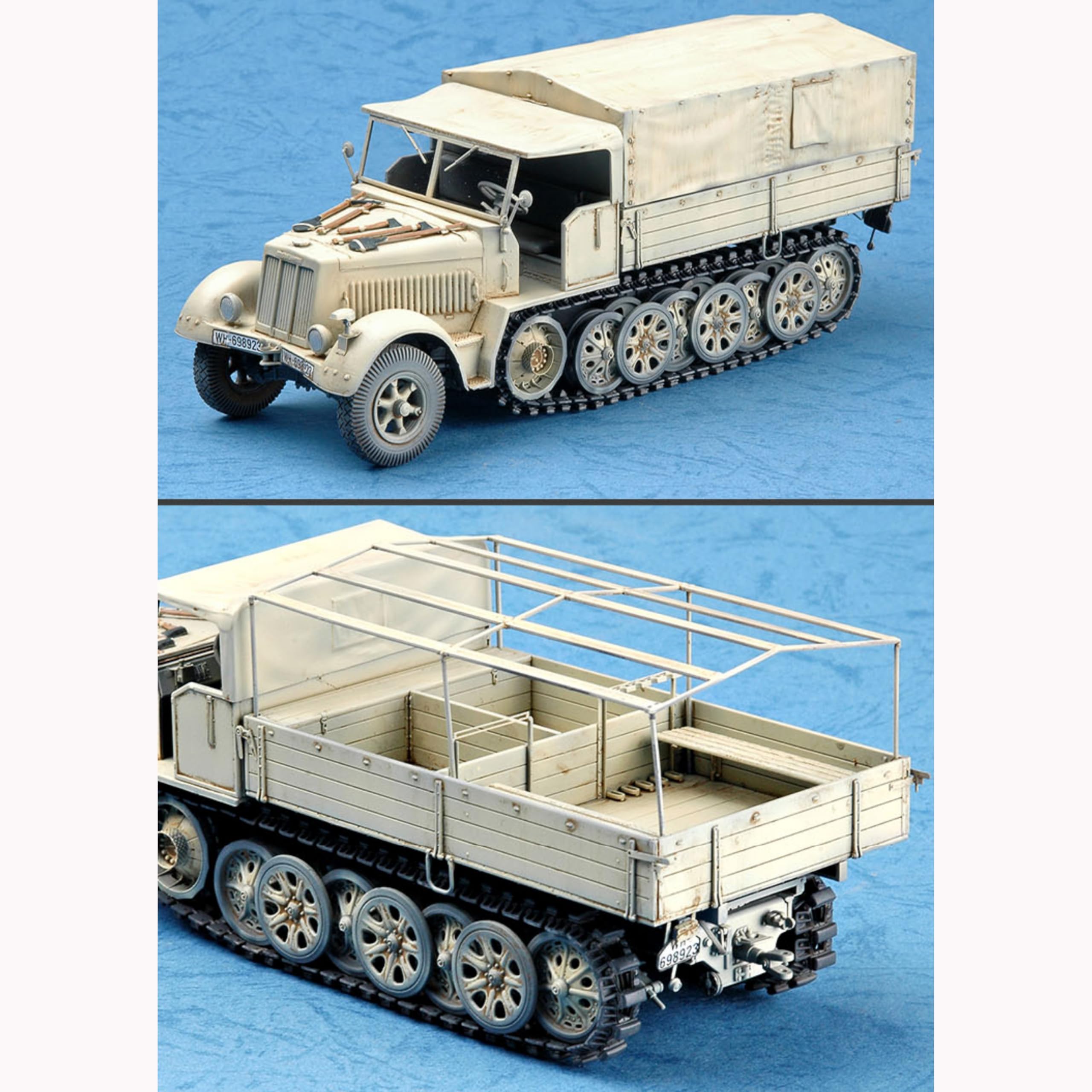 Trumpeter 01507 1/35 Scale,,German Sd.Kfz.7 KM m11 Military Transport Vehicle Model Kit,  Late Version
