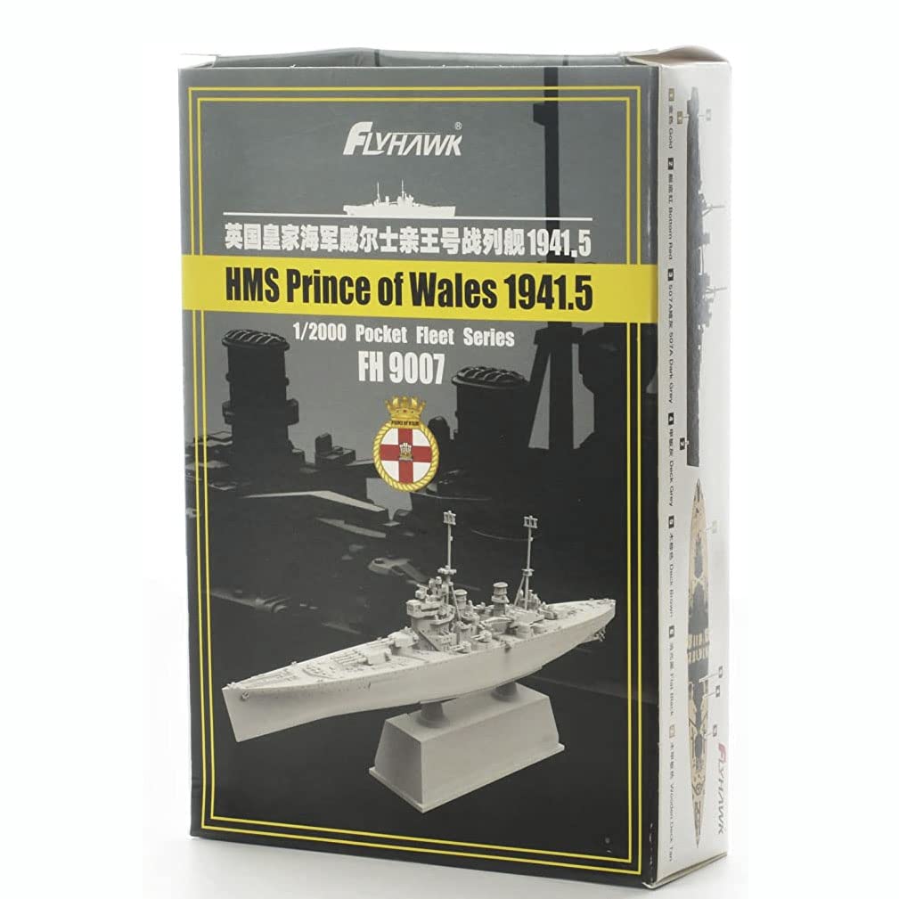 Flyhawk Model FLYFH9007 1/2000 British Battleship Prince of Wales 1941.5 Plastic Model
