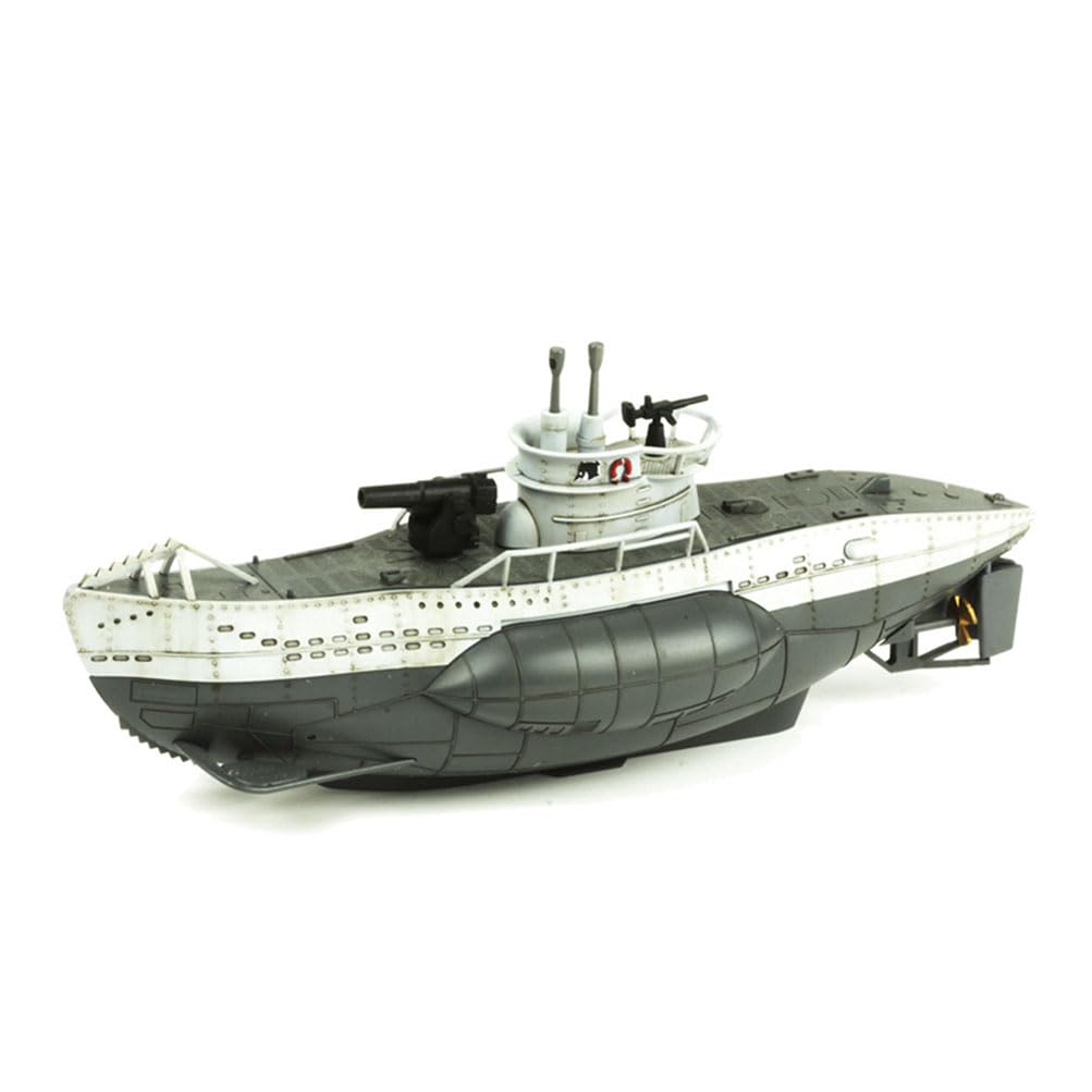花田制造 Meng Warship Builder U-Boat Type VII Model Kit, WB-003, Press-Fit Assembly