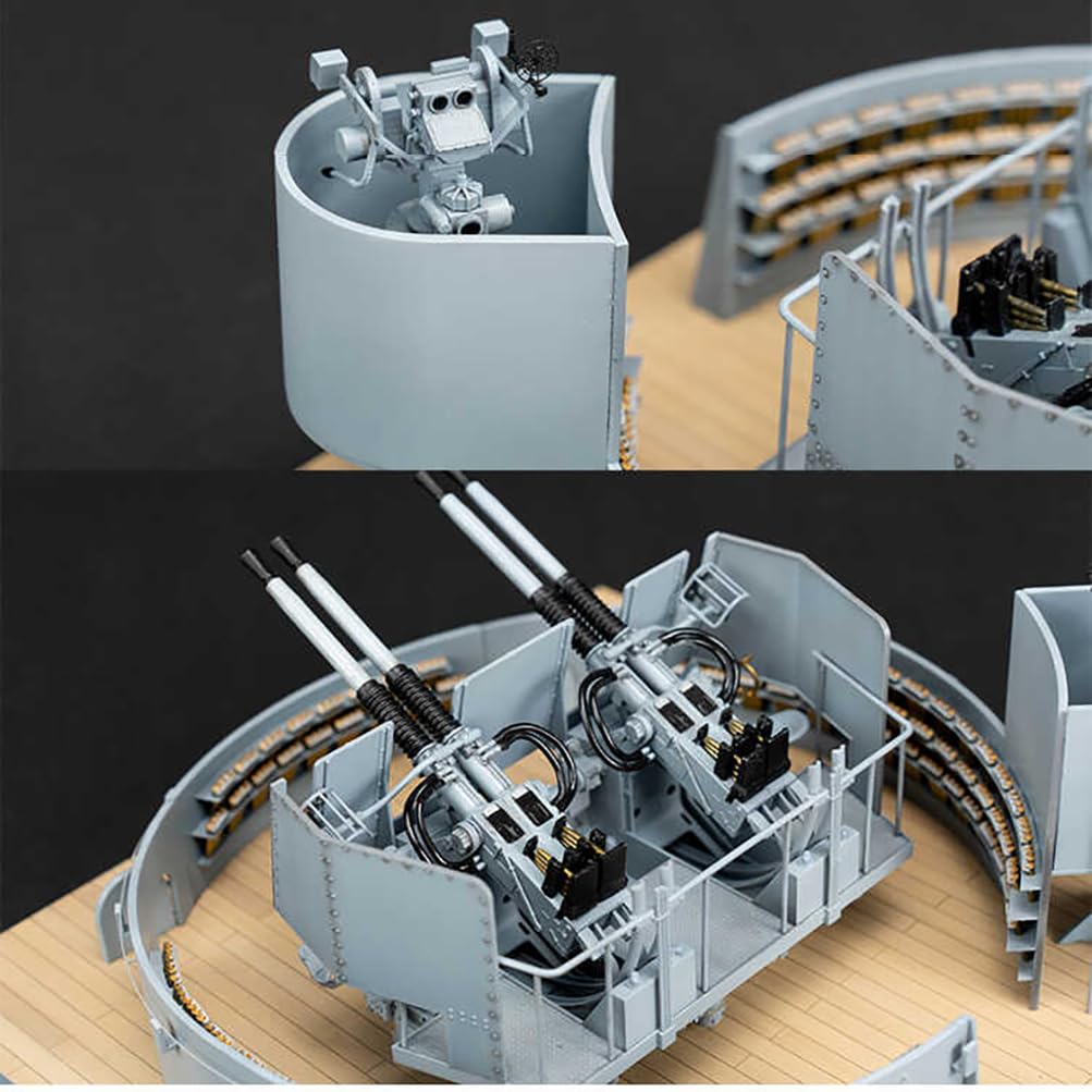 花田制造 ZimModel ZM53001 US Navy 40mm Quad Bofors AA Gun Mount, 1/35 Scale Military Model Kit