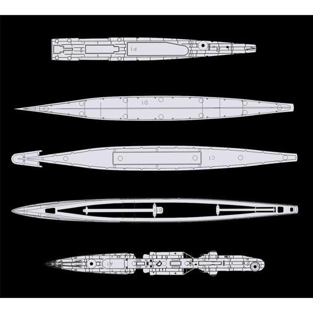FLYHAWK FH1125S Flyhawk Model 1/700 German Navy Light Cruiser Koenigsberg 1940 Deluxe Edition Plastic Model