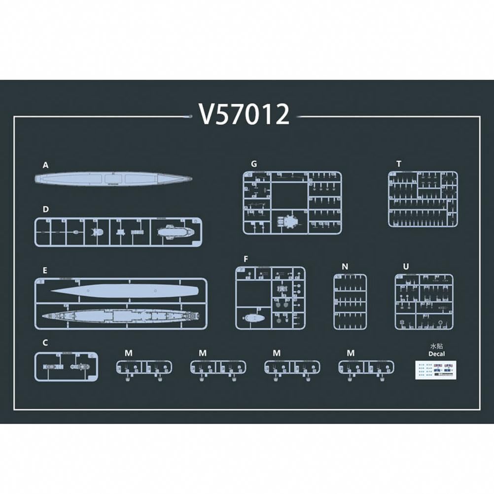 花田制造 VEE Hobby V57012 1/700 USS SAN Diego CL-53 1944 Plastic Model Kit unassembled Model kit