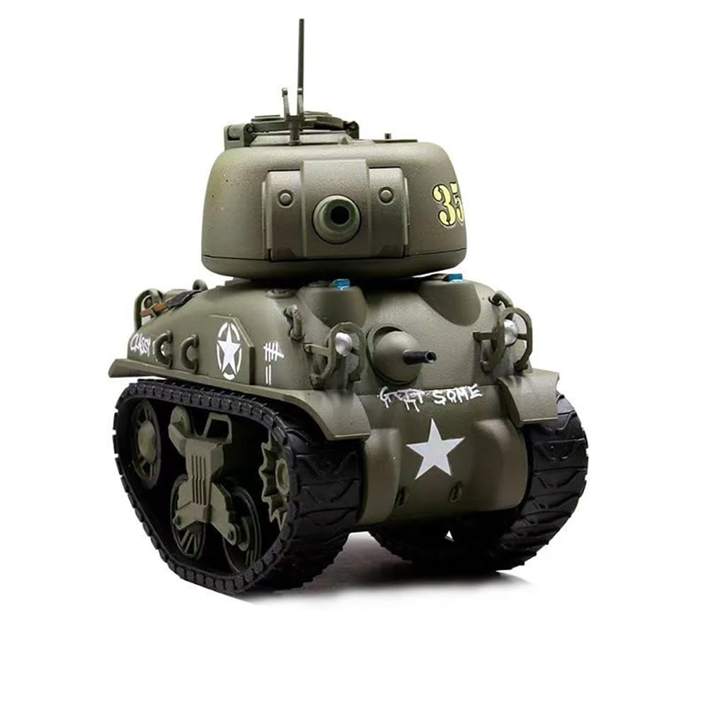 花田制造 Meng WWT-002 U.S Medium Tank M4A1 Sherman World-War Toons Model kit