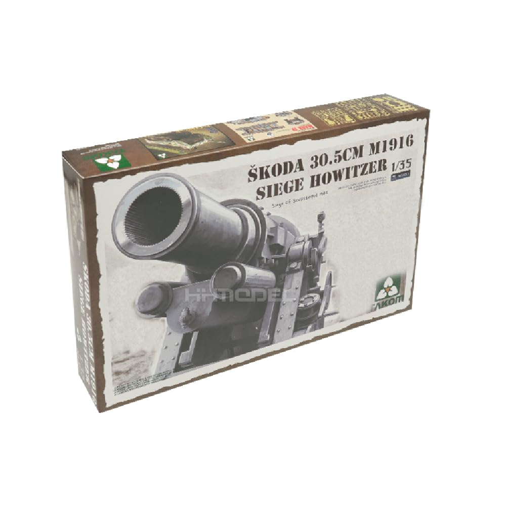TAKOM Skoda 30.5cm M1916 Siege Howitzer Model Kit, 1/35 Scale