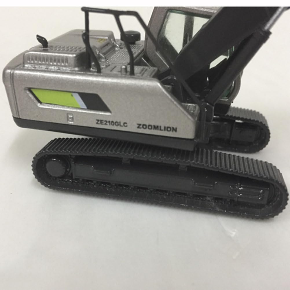1/87 Zoomlion ZE210GLC Crawler Excavator Diecast Model, Crawler Excavator Adult Collectible die-cast Scale Model Replica,Engineering Vehicle Diecast Model