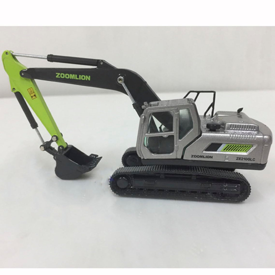 1/87 Zoomlion ZE210GLC Crawler Excavator Diecast Model, Crawler Excavator Adult Collectible die-cast Scale Model Replica,Engineering Vehicle Diecast Model