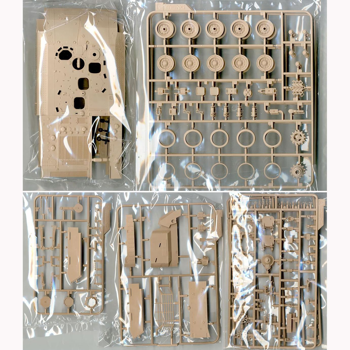花田制造 Meng SS-008 1/35 Scale Israel Achzarit Heavy Armored Personnel Carrier Late Model Kit, Desert Eagle Series