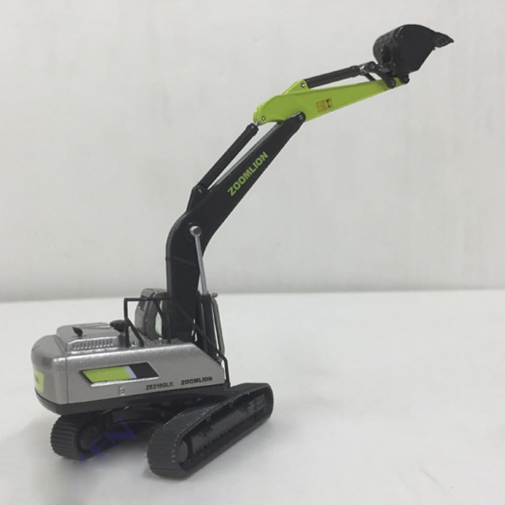 1/87 Zoomlion ZE210GLC Crawler Excavator Diecast Model, Crawler Excavator Adult Collectible die-cast Scale Model Replica,Engineering Vehicle Diecast Model