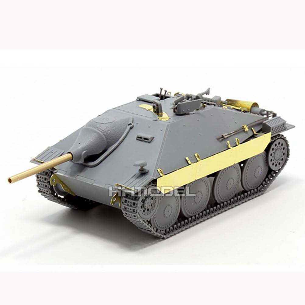 花田制造 VESPID Models VS720022 Jagdpanzer 38(t) Hetzer Early Production Tank Model Kit, 1/72 Scale, Military Vehicle