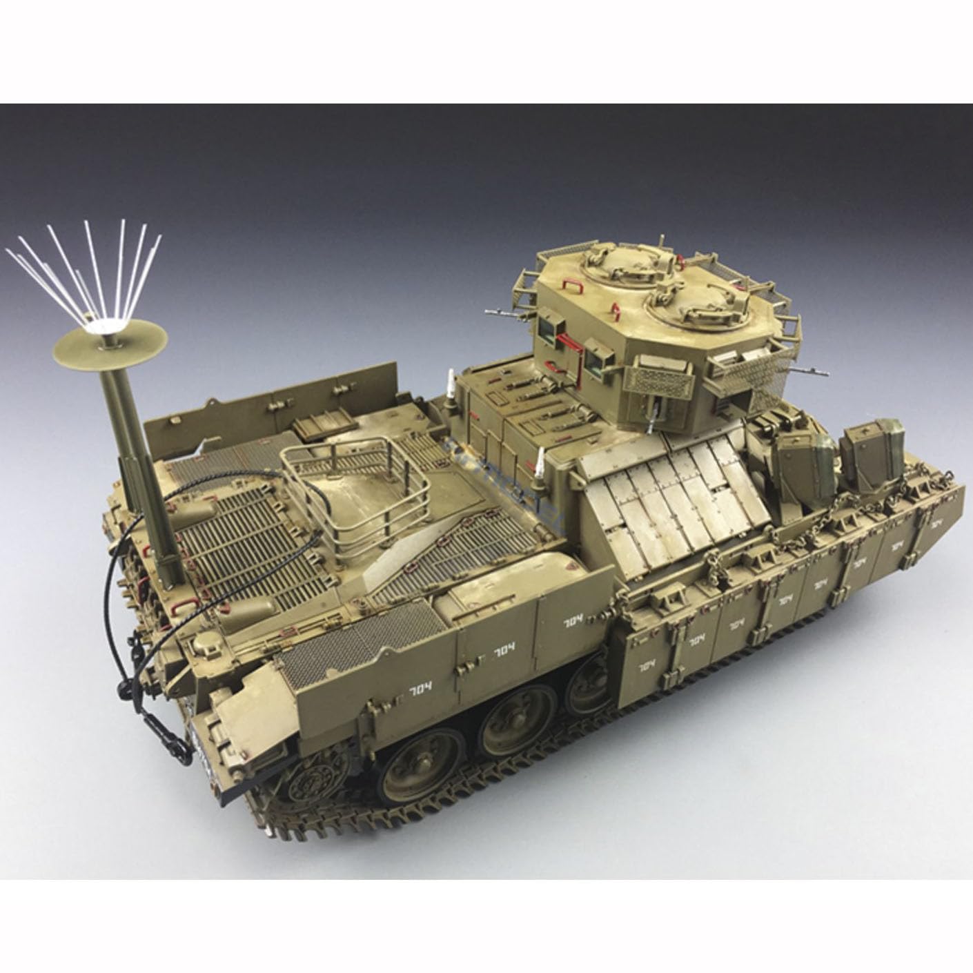 花田制造 Tiger-4624 IDF Nagmachon Heavy APC Doghouse Early Military Tank Model Kit, 1:35 Scale