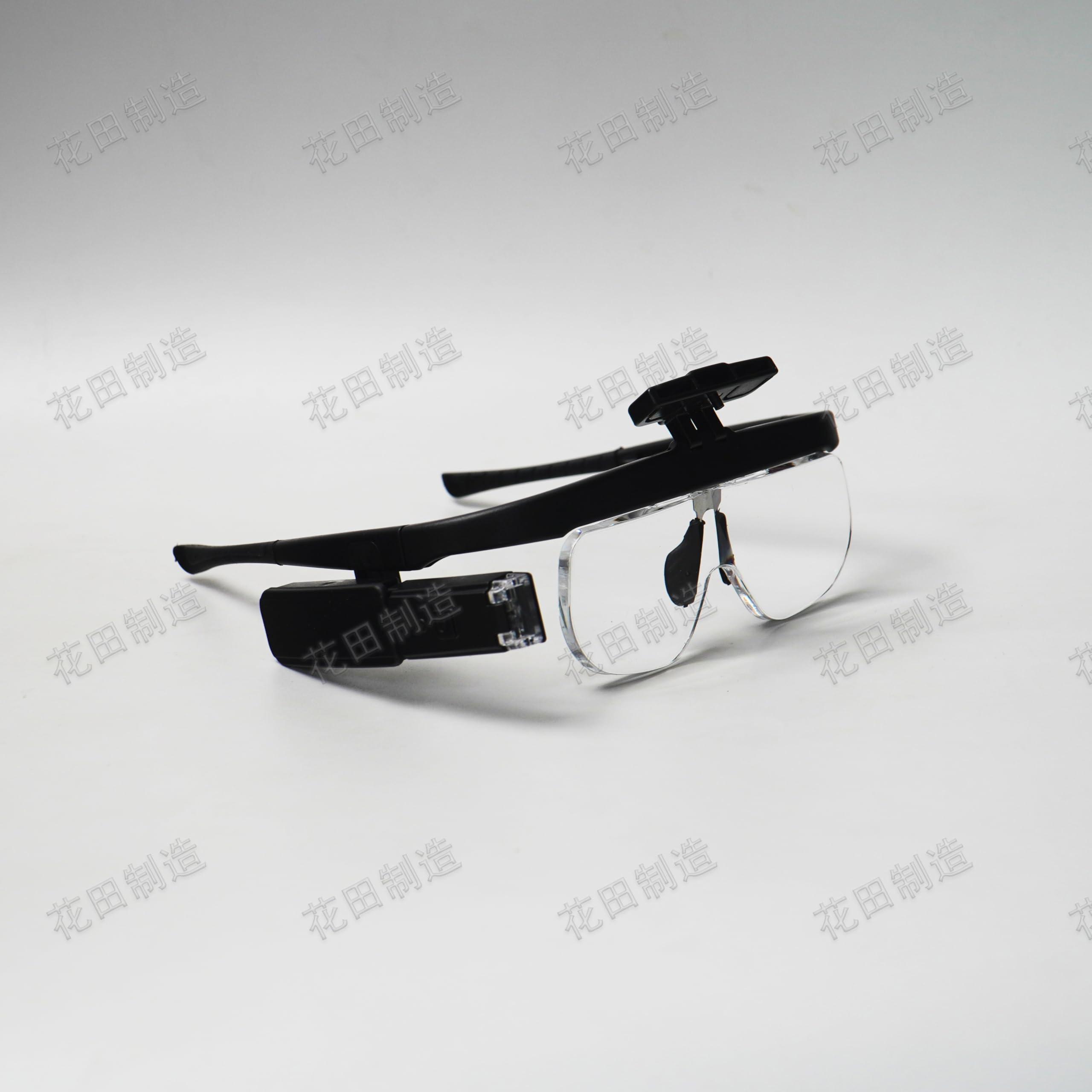 Magnifying Glasses with Light, Head Mount Magnifier with 3 Lenses, Headband, Storage Case, Hands Free LED Lighted Head Magnifying Visor for Close Work Hobby Crafts