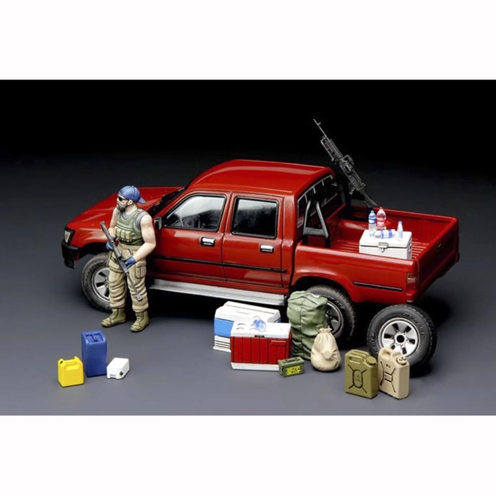 Meng VS-002 1/35 Pickup Truck w/Equipment, Plastic Model kit