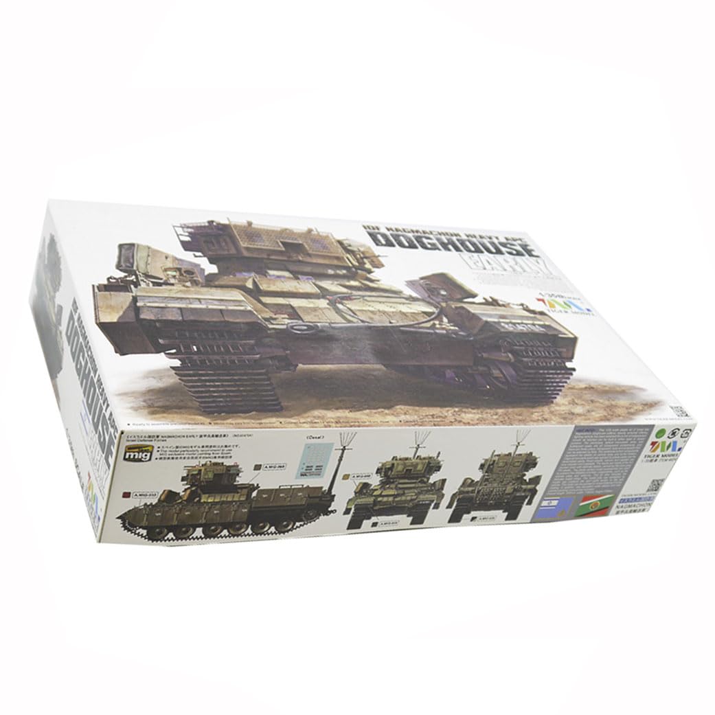 花田制造 Tiger-4624 IDF Nagmachon Heavy APC Doghouse Early Military Tank Model Kit, 1:35 Scale