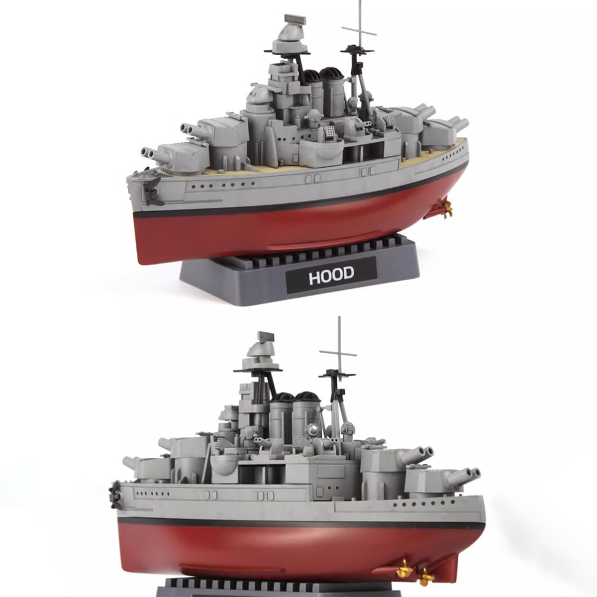 花田制造 Meng Warship Builder Hood Battleship Plastic Model Kit, WB-005