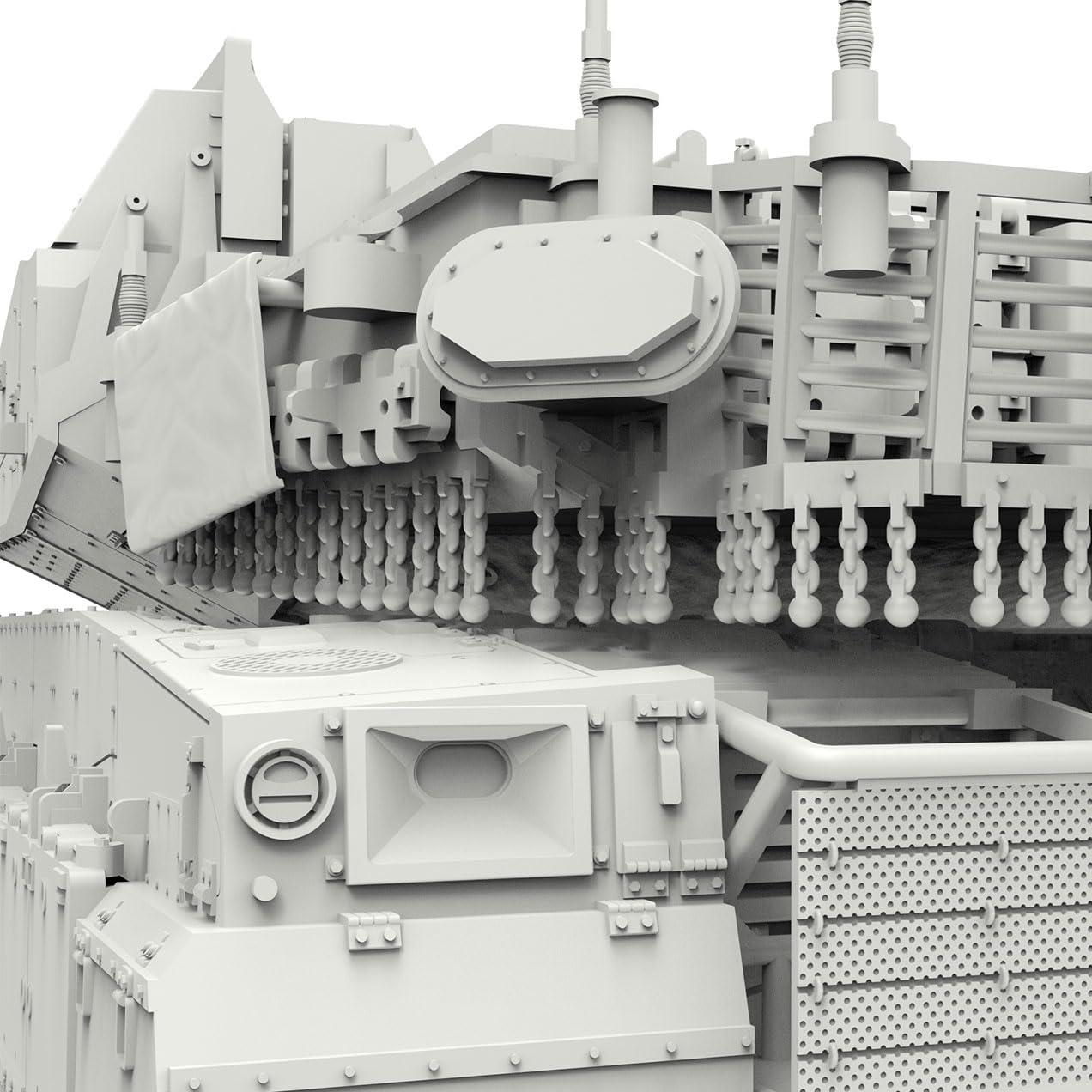 花田制造 Meng 72-006 1/72 Scale Israeli Main Battle Tank Merkava Mk.4M Model Kit w/Trophy Active Protection System