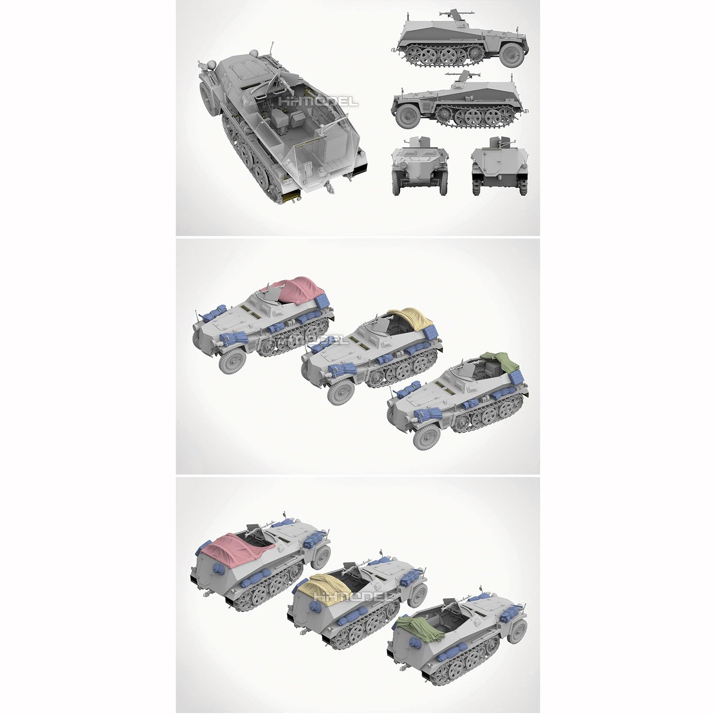 TAKOM No.2184 ,1:35 Scale,Sd.Kfz.250/1 Military Vehicle Model Kit