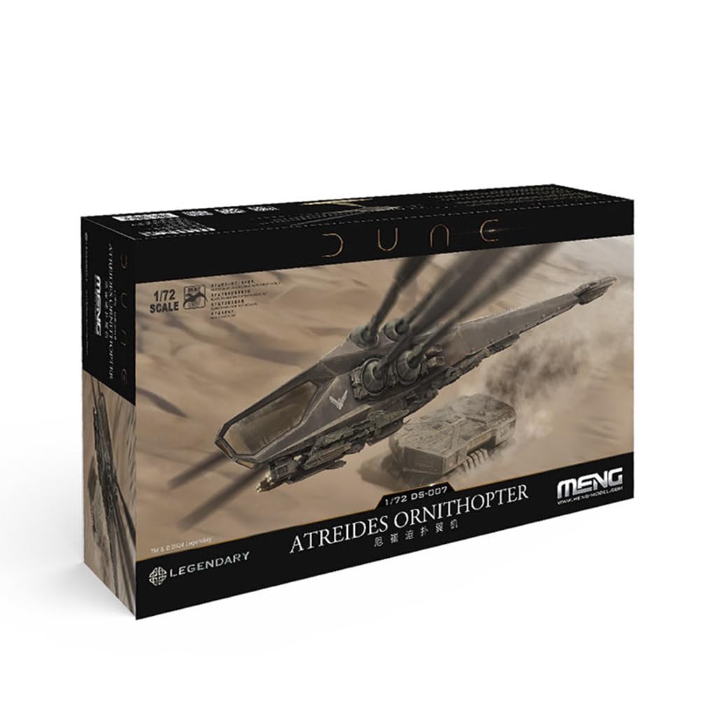 Meng DS-007 Atreides Ornithopter Model Kit, 1/72 Scale, Dune Series