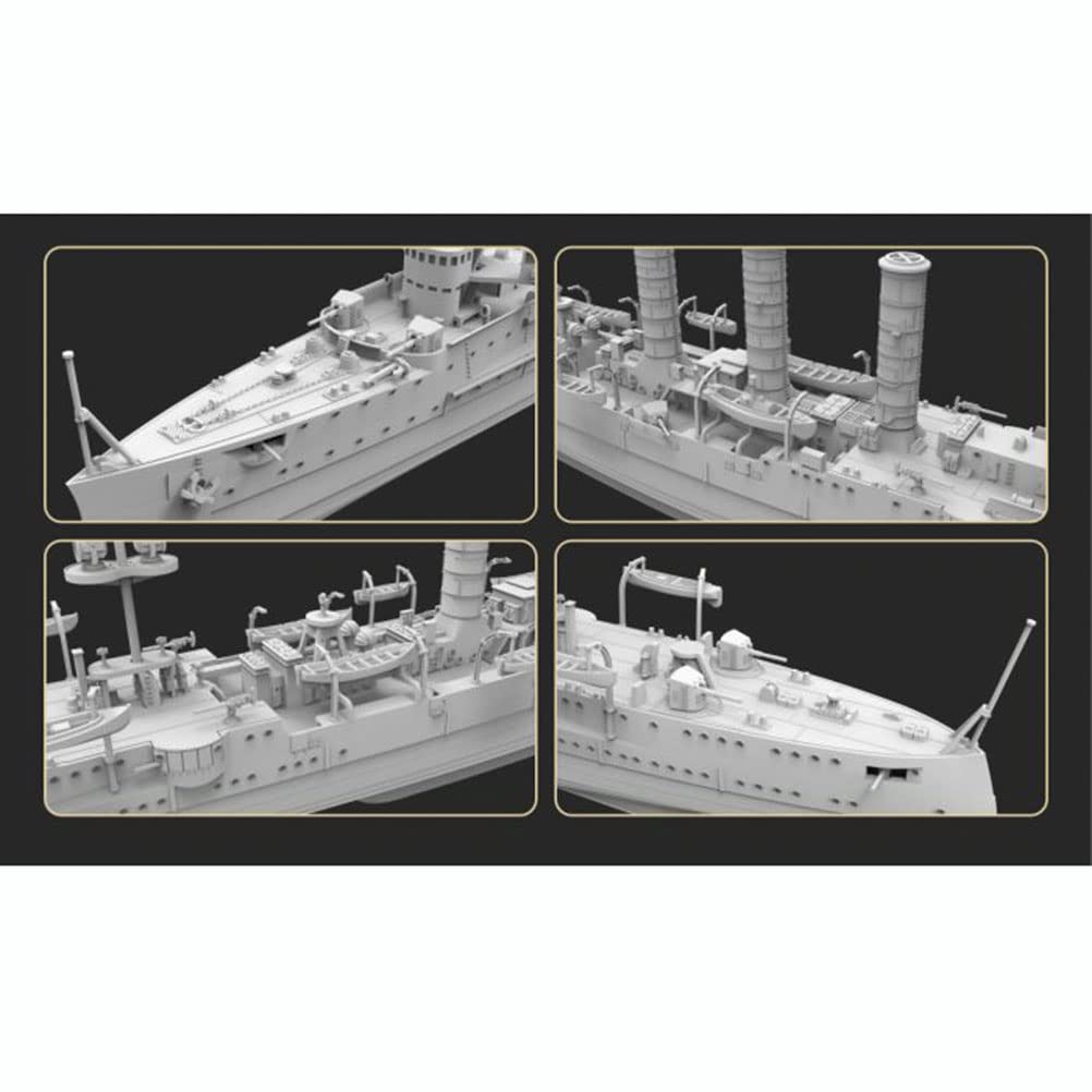 花田制造 FLYHAWK FH1306S 1/700 SMS Emden German Navy Cruiser Emden Plastic Model Kit