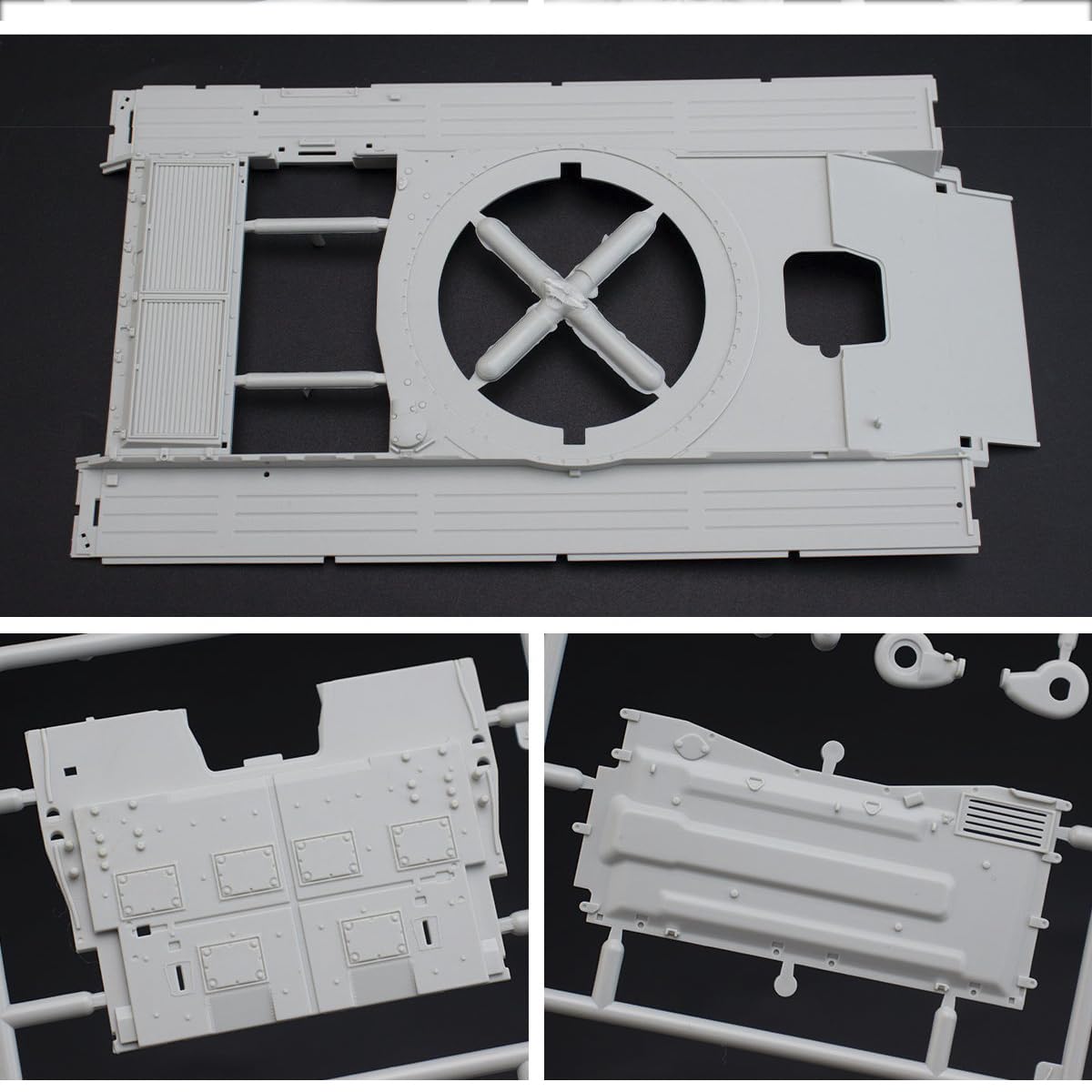 花田制造 Meng TS-053S Russian Main Battle Tank T-72B3M with KMT-8 Mine Clearing System Model Kit，1/35 Scale