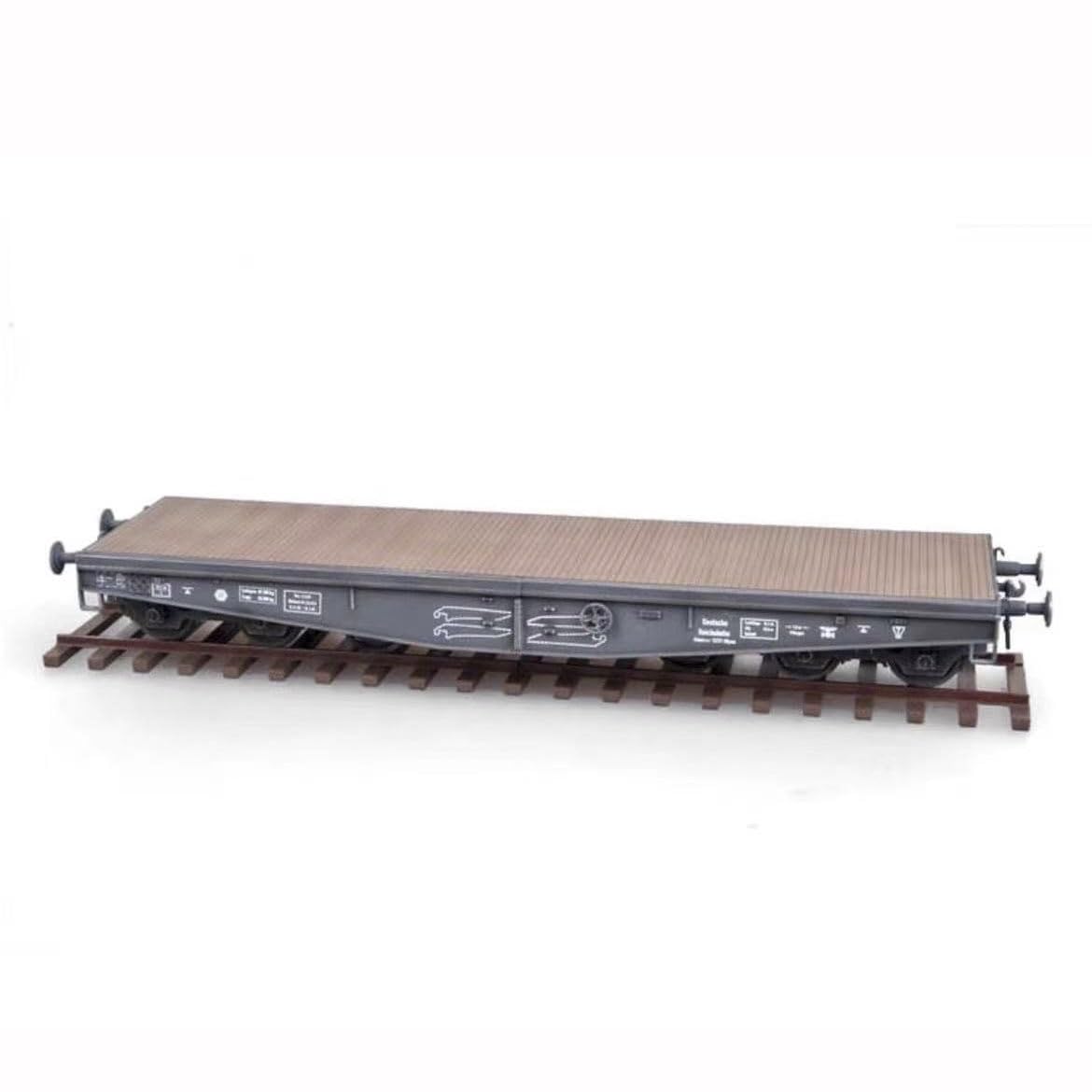 花田制造 MODELCOLLECT UA72043 German SCHWERE PLATTFORMWAGEN Type SSYMS 80, German Heavy Flatform Wagon Type SS Type 80, 1:72 Scale Model Kit