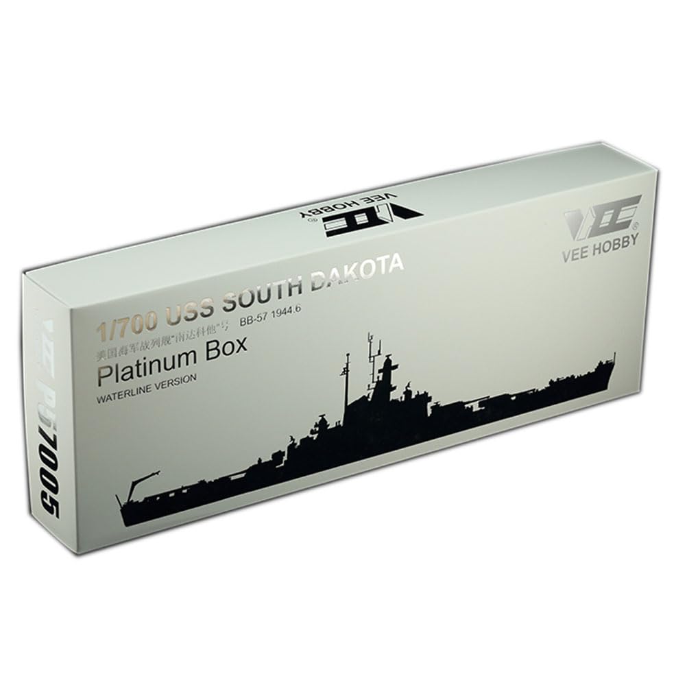花田制造 VEE Hobby P57005 1/700 USS South Dakota BB-57 1944.6 Plastic Model Kit unassembled Model kit Platinum