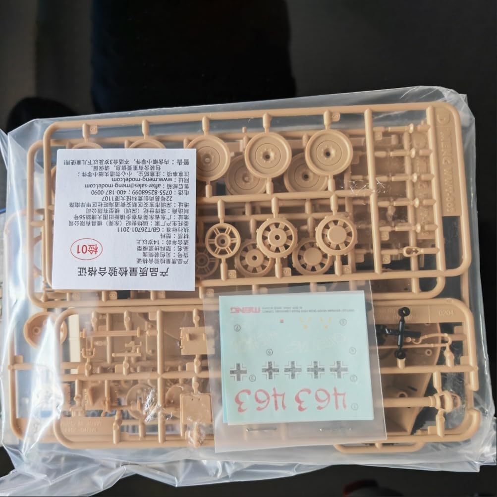花田制造 Meng WWT-021 World War Toons King Tiger German Heavy Tank (Henschel Turret) Model Kit