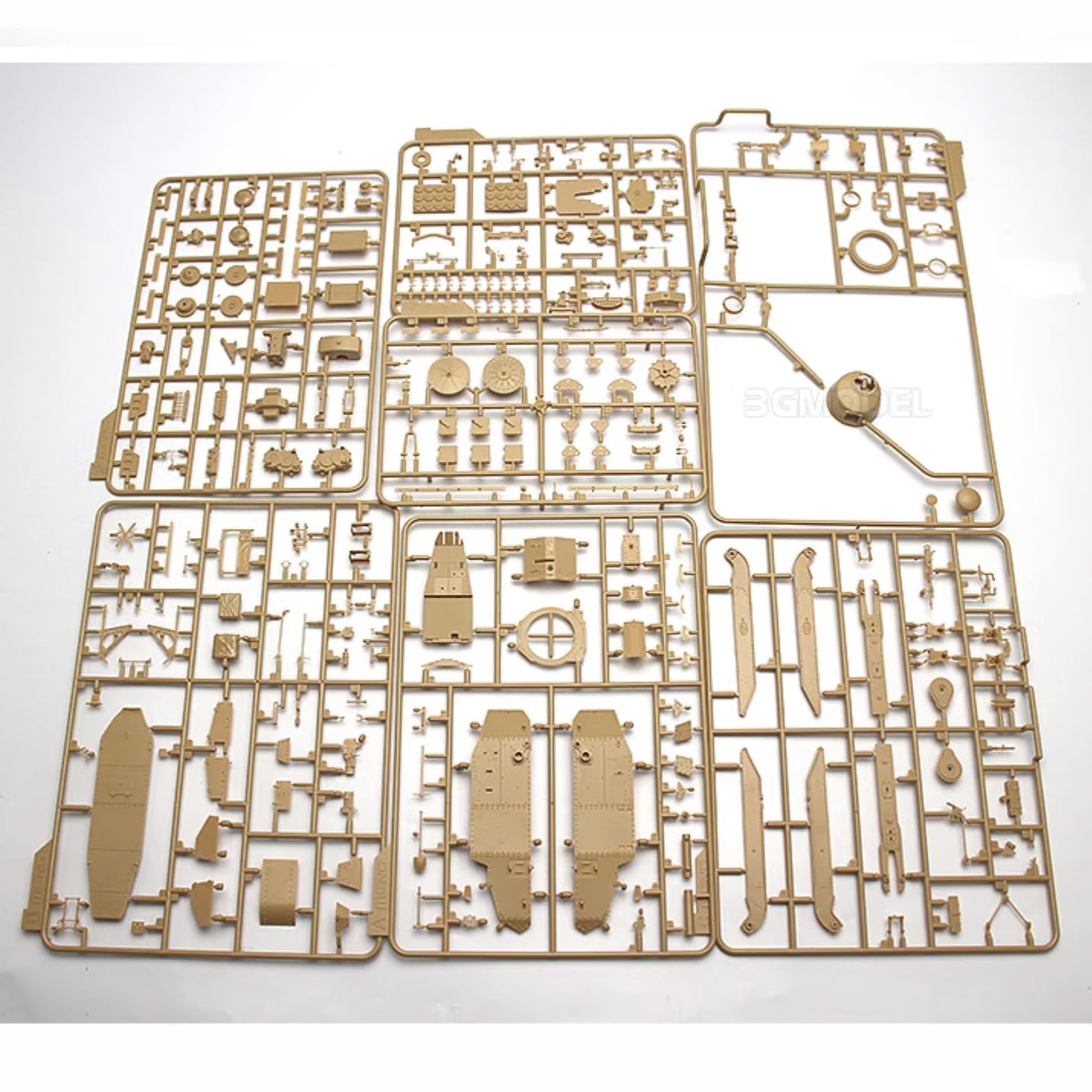 花田制造 Meng TS-008 French FT-17 Light Tank (CAST Turret), 1/35 Scale Military Model Kit, Full INTERIORS