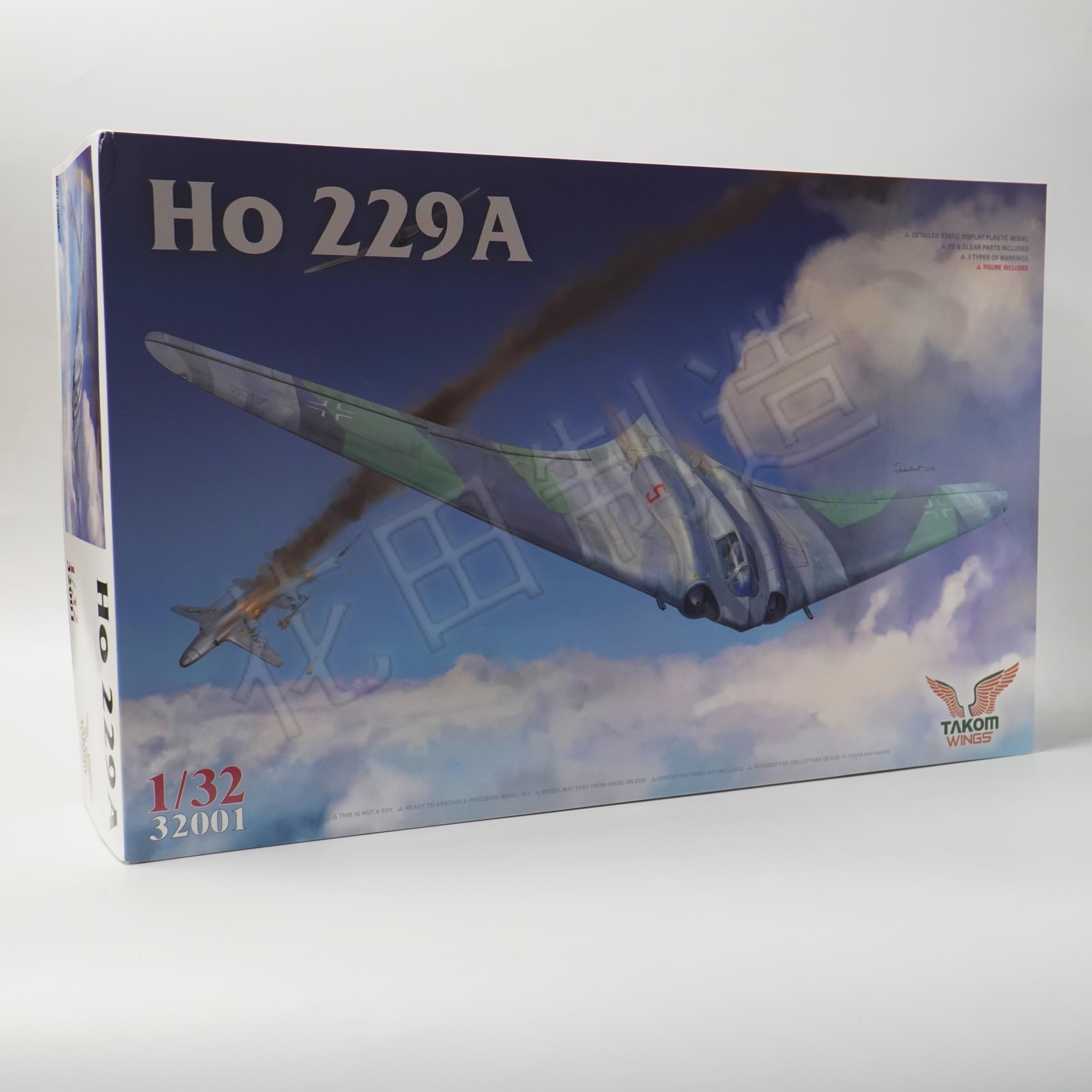 TAKOM NO32001, 1/32 Scale, Wings Ho 229A Aircraft Model Kit
