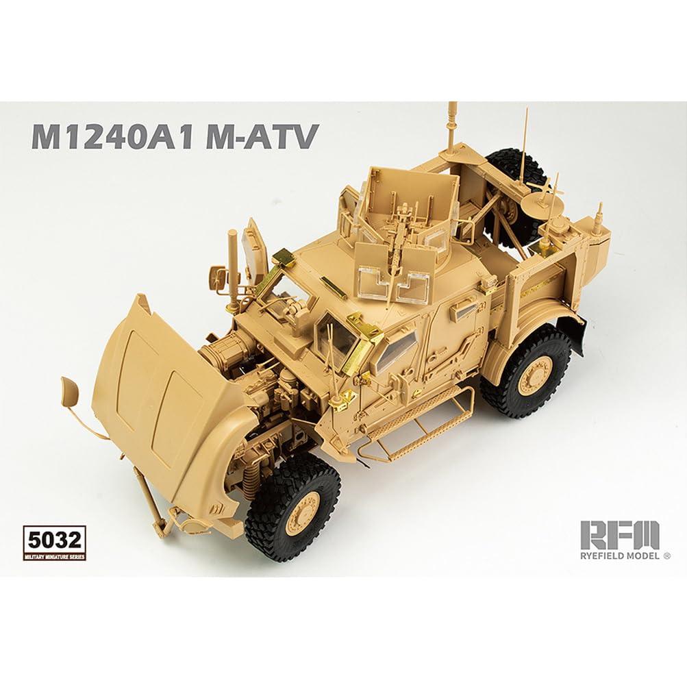 花田制造 RFM 5032 M1240A1 M-ATV U.S. MARP All Terrain Vehicle Model kit with Full Interior KIT,1/35 Scale Military Vehicle Model