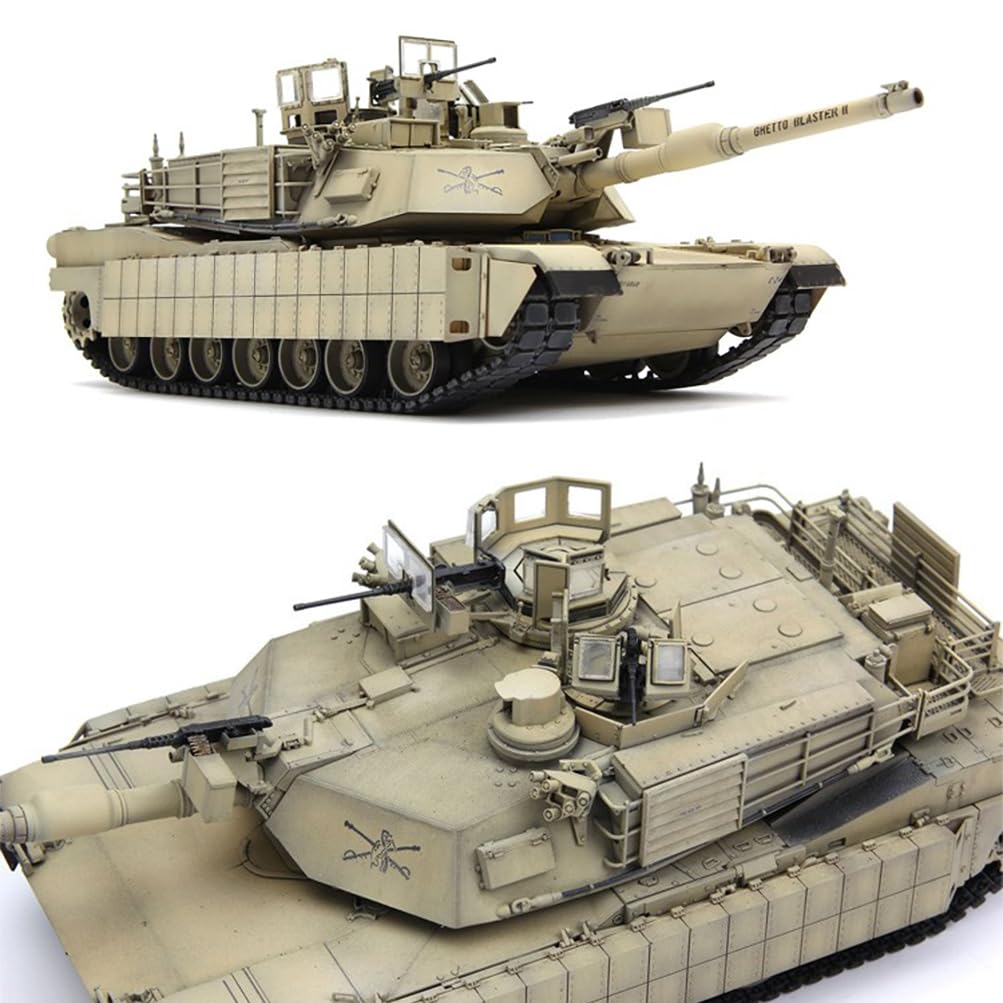 花田制造 Meng TS-026 U.S. Main Battle Tank M1A2 Abrams TUSK I/TUSK II SEP Model Kit, 1:35 Scale